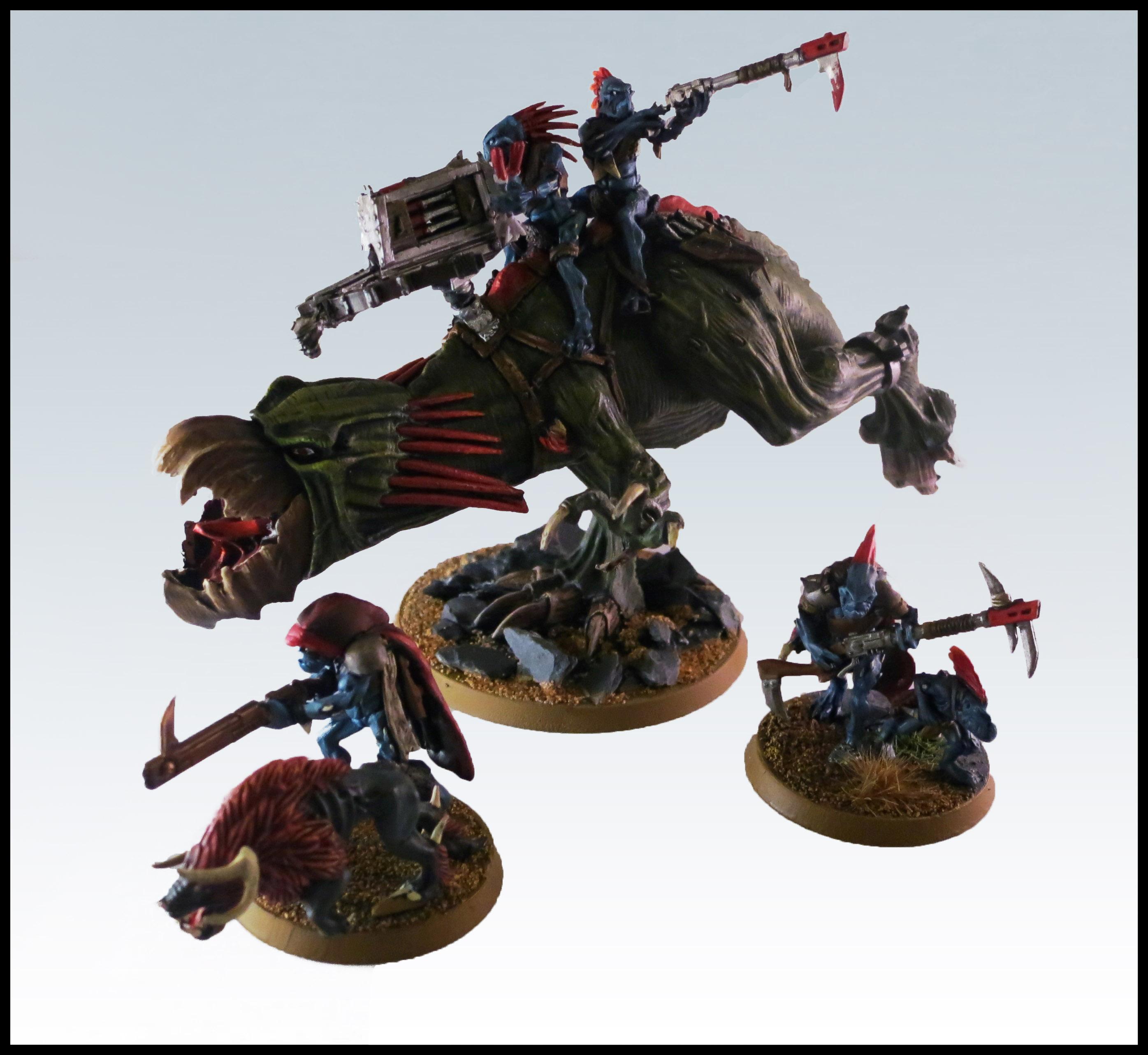 Custom, Shaper, Tau, Great Gnarloc and custom Shapers