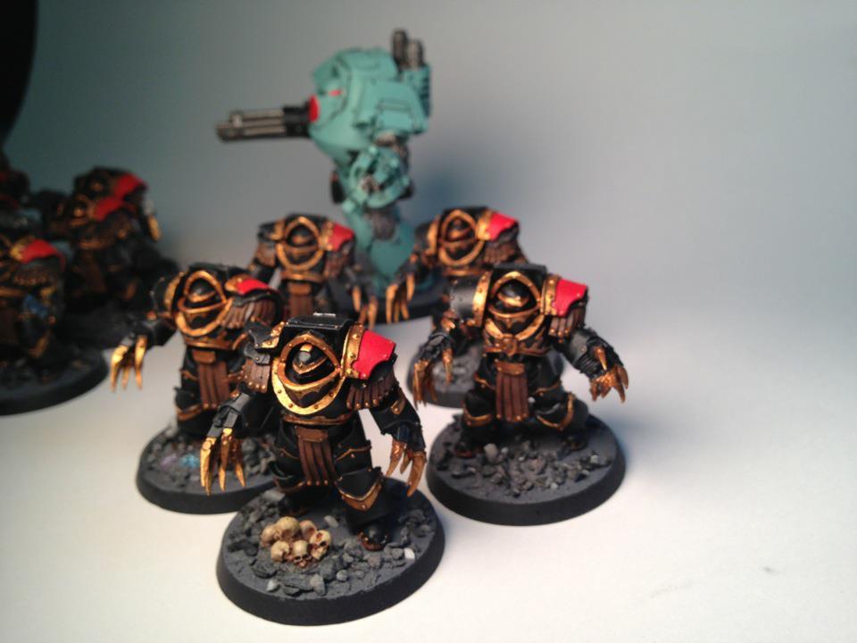 Autocannon, Cataphractii, Contemptor, Dreadnought, Justaerin, Sons Of Horus, Terminator Armor