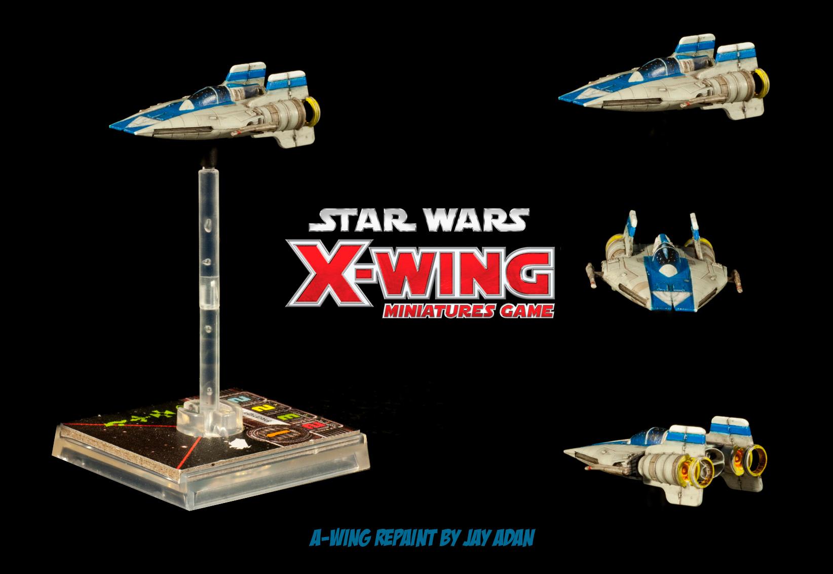 A-wing, Repaint, Star Wars, X-Wing