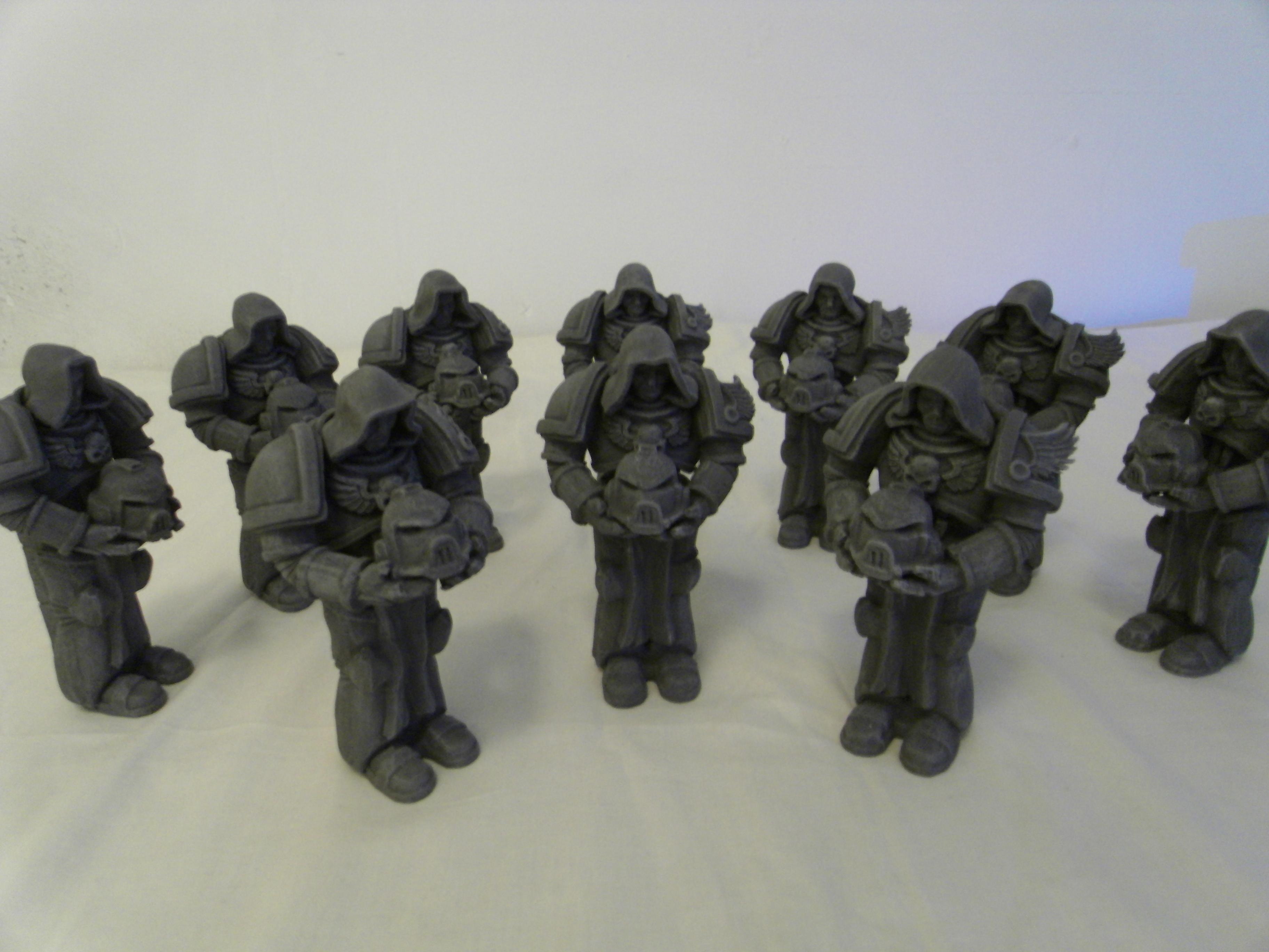 Dark Angels, Hood, Sculpting, Space Marines, Statue