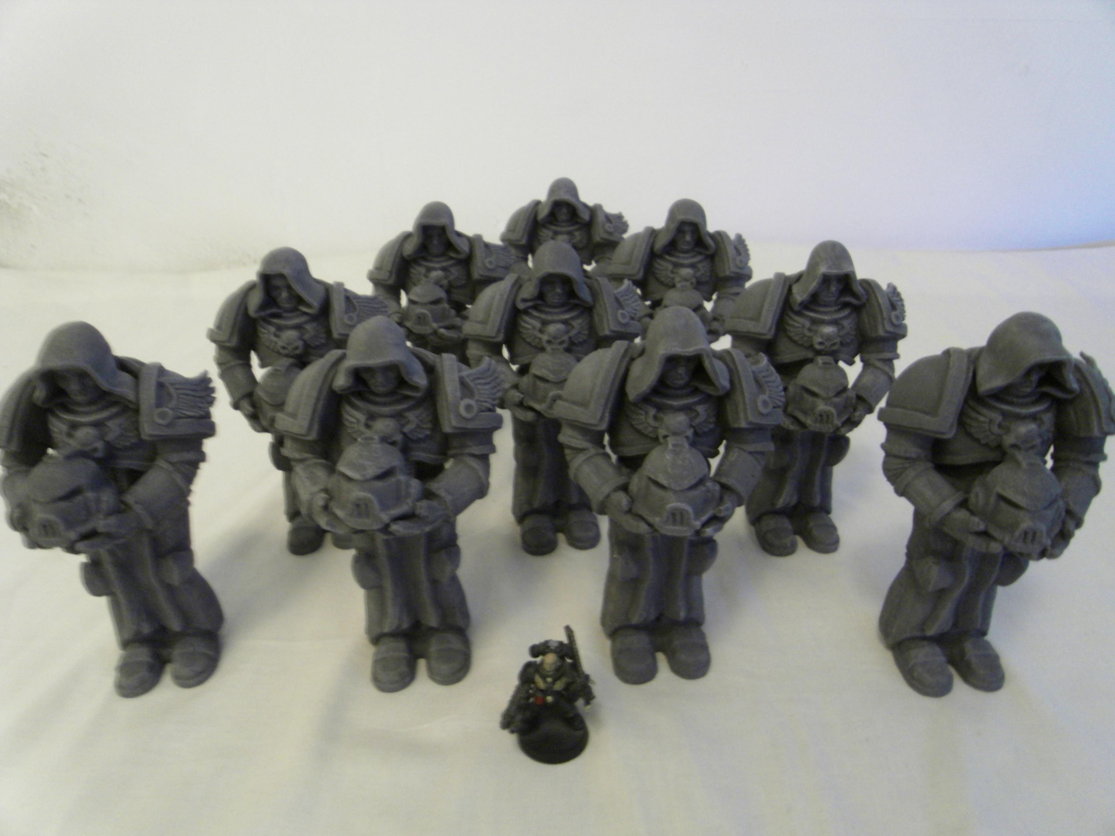 Dark Angels, Hood, Space Marines, Statue