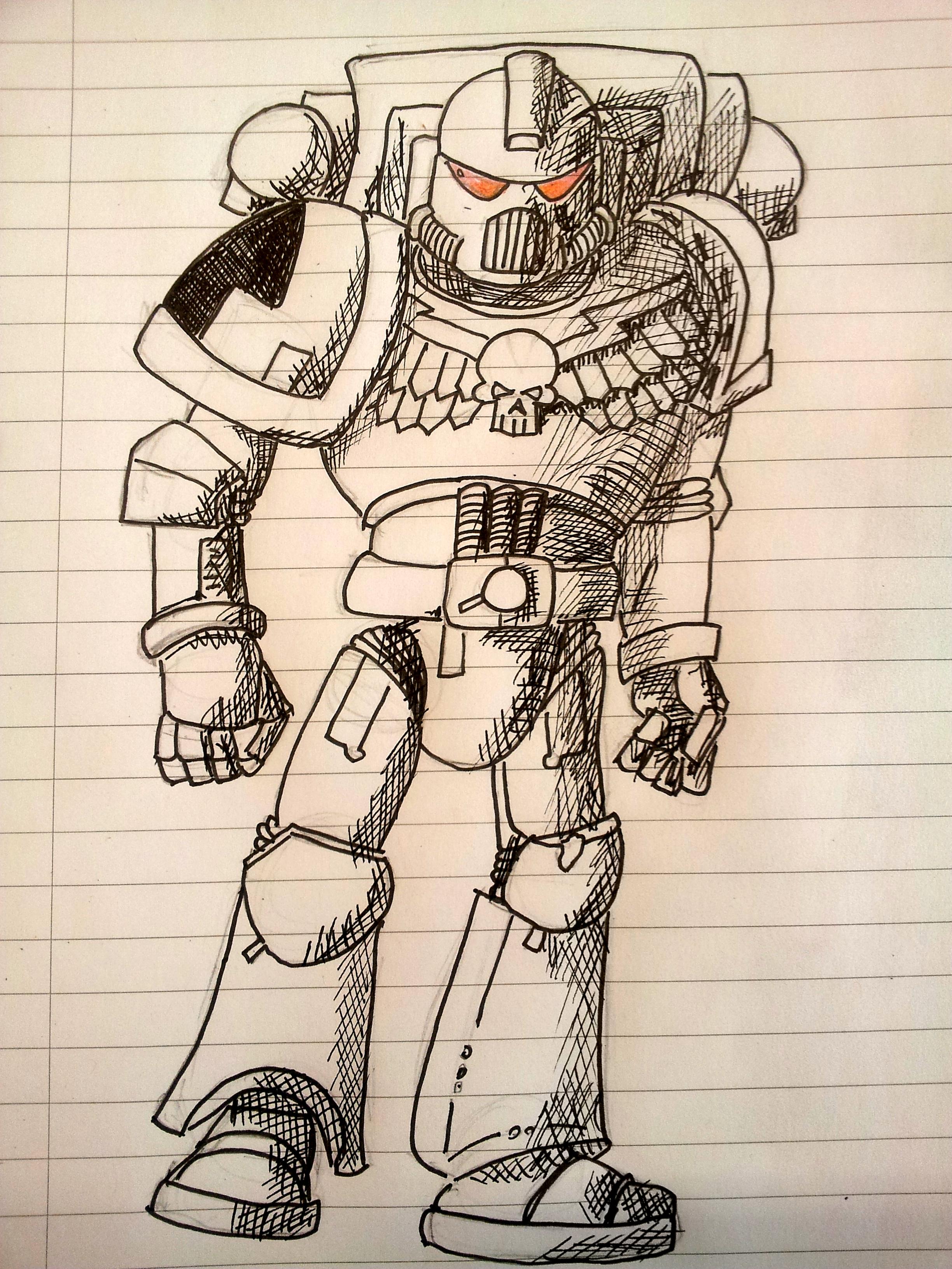 Space Marine Sketch
