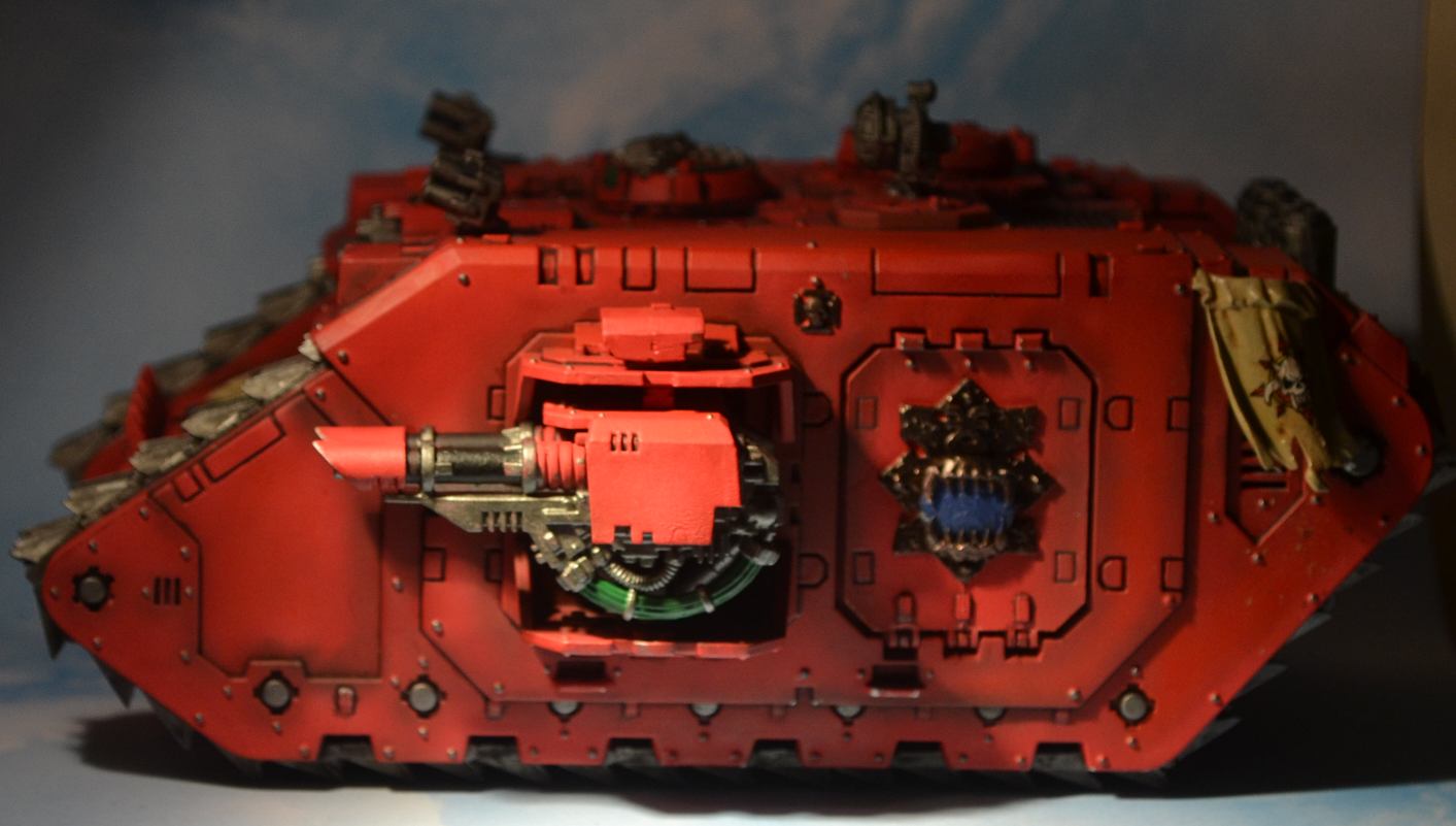 Chaos, Daemons, Khorne, World Eaters - Khorne Land Raider 1 WIP side ...