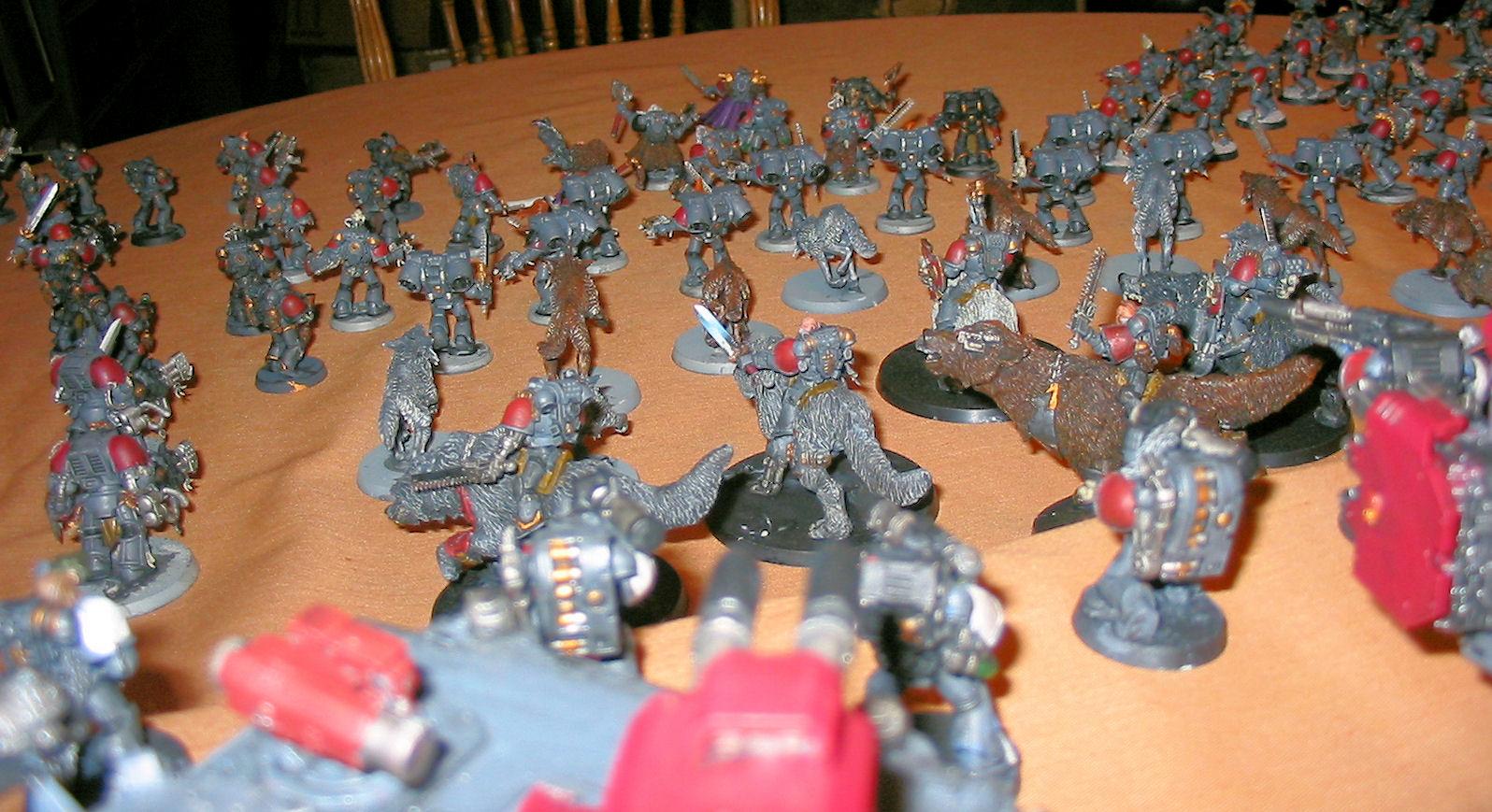 Army, Space Wolves, Army, Rear shot