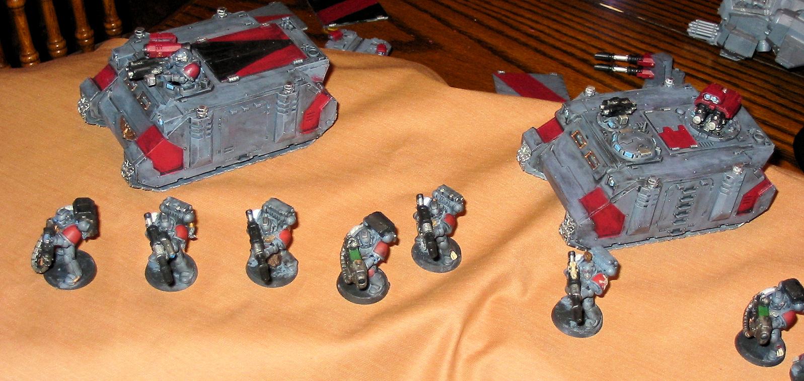 Longfanges, Razorback, Rhino, Space Wolves
