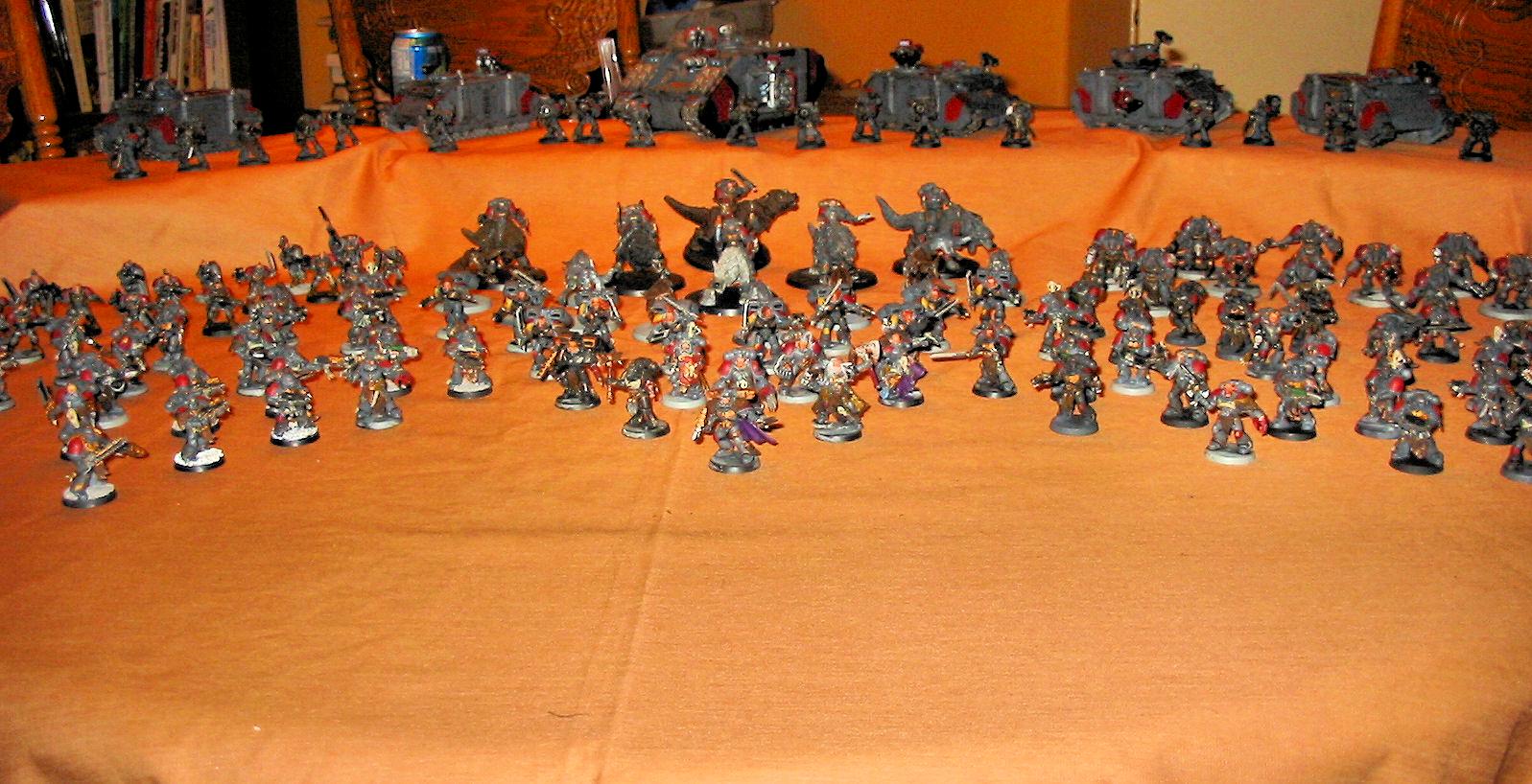 Army, Space Wolves, Group Shot again