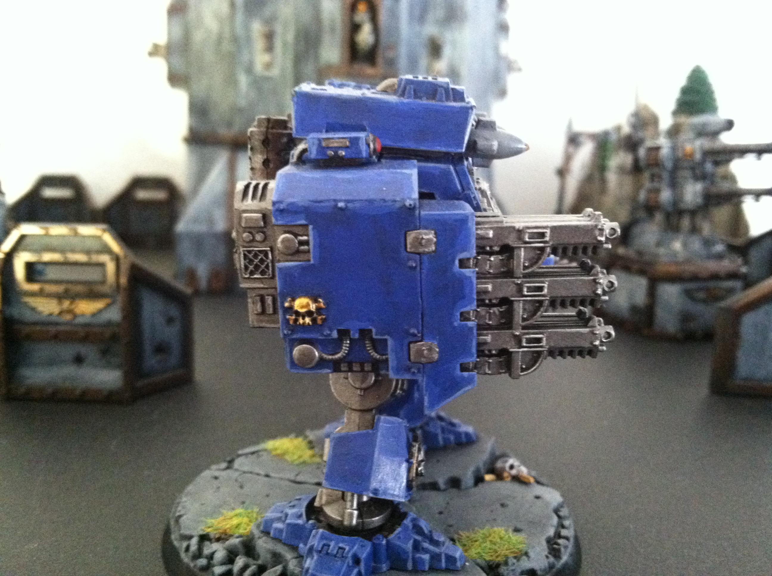 Dreadnought, Ironclad, Space Marines, Ultramarines, Warhammer 40,000