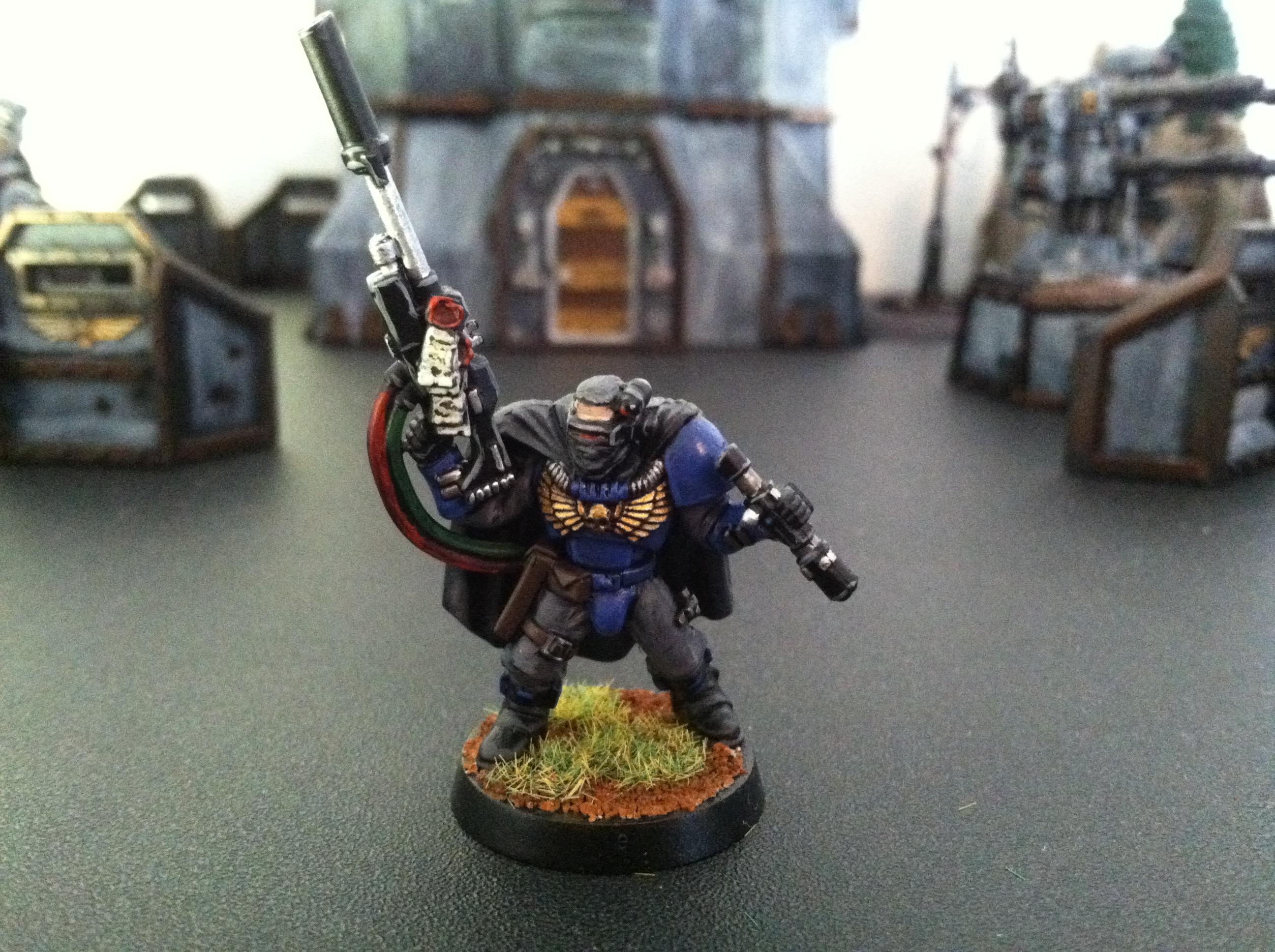 Scouts, Sergeant, Snipers, Space Marines, Ultramarines, Warhammer 40,000