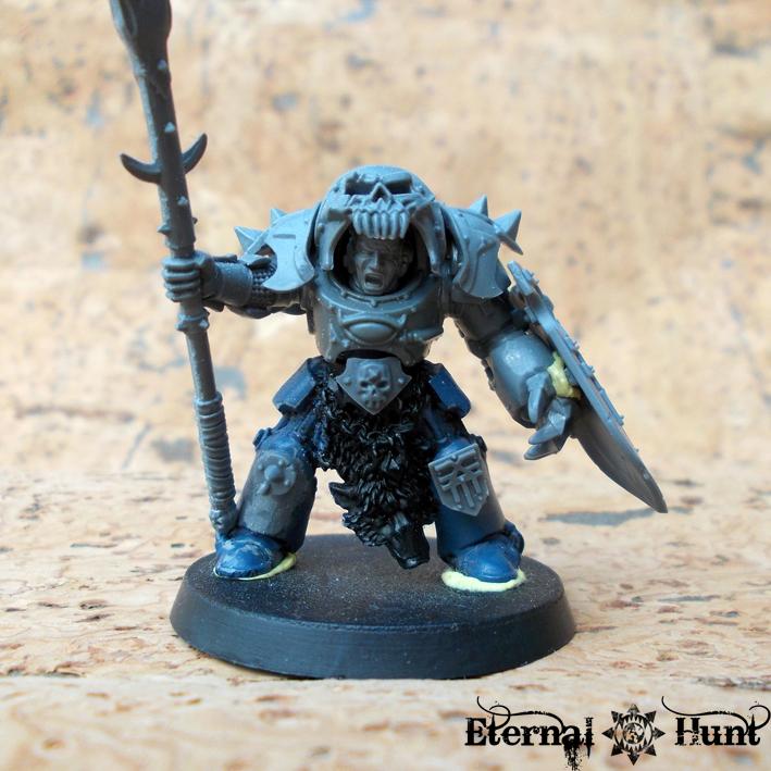Chaos, Chaos Lords, Chaos Space Marines, Chaos Space Marrines, Conversion, Huntmaster, Khorne, Terminator Armor, Warhammer 40,000, Work In Progress, World Eaters