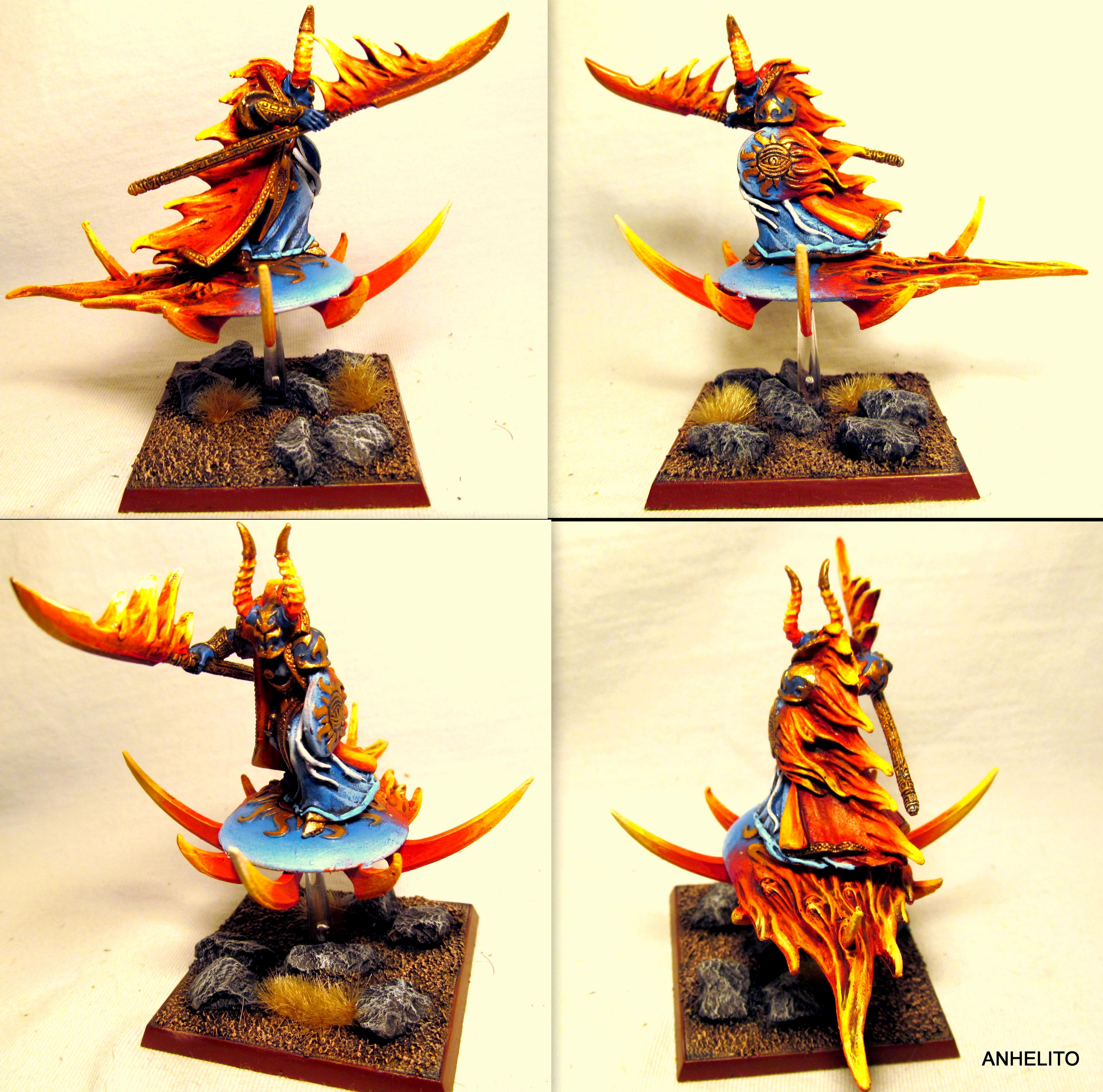 Chaos, Chaos Lord On Disc, Tzeentch, Warhammer Fantasy