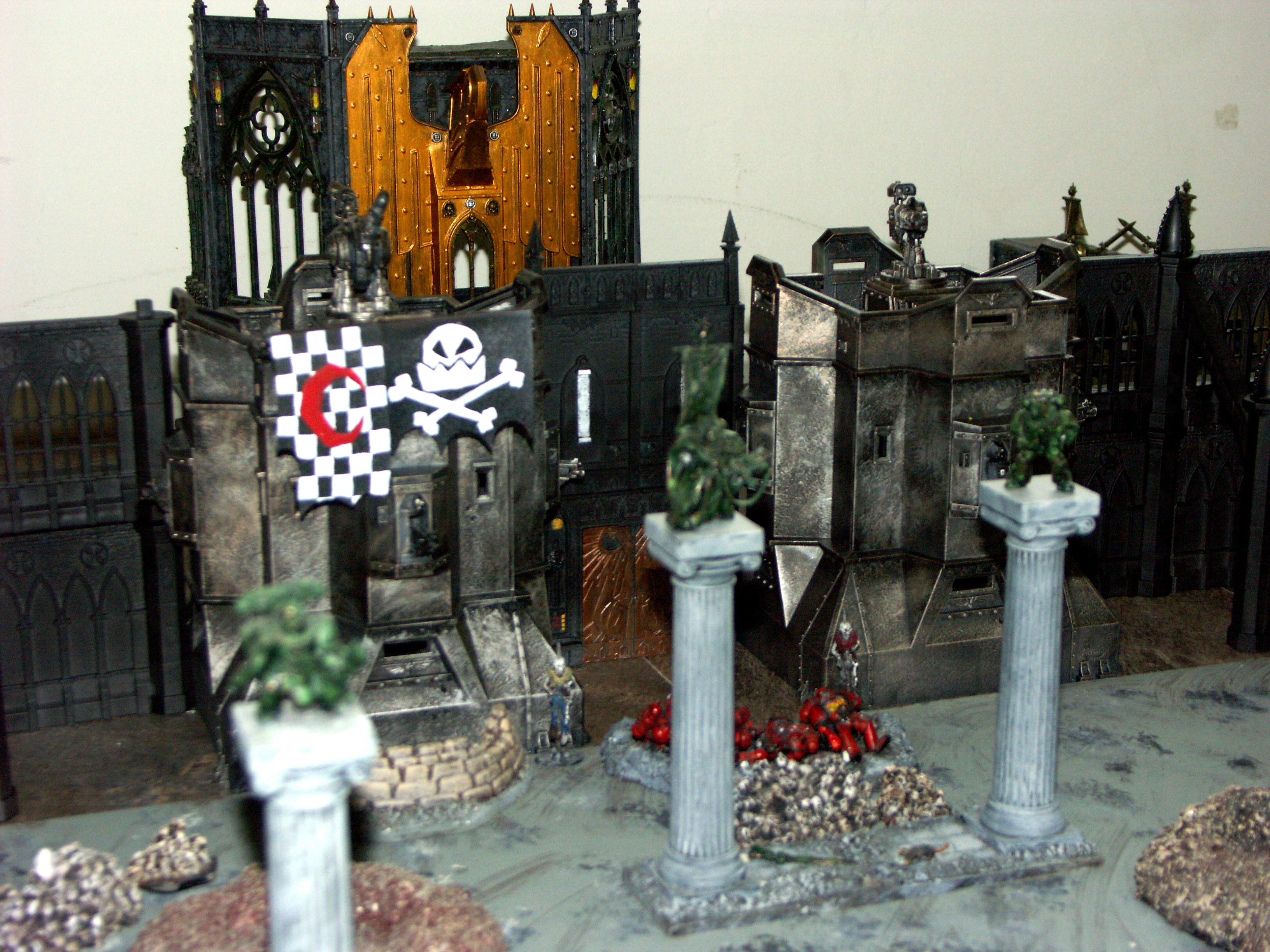 Battle, Battle Report, Campaign, Chaos, Nurgle, Orks, Report, Space Marines, Templar, Terrain, Titan, Warhound