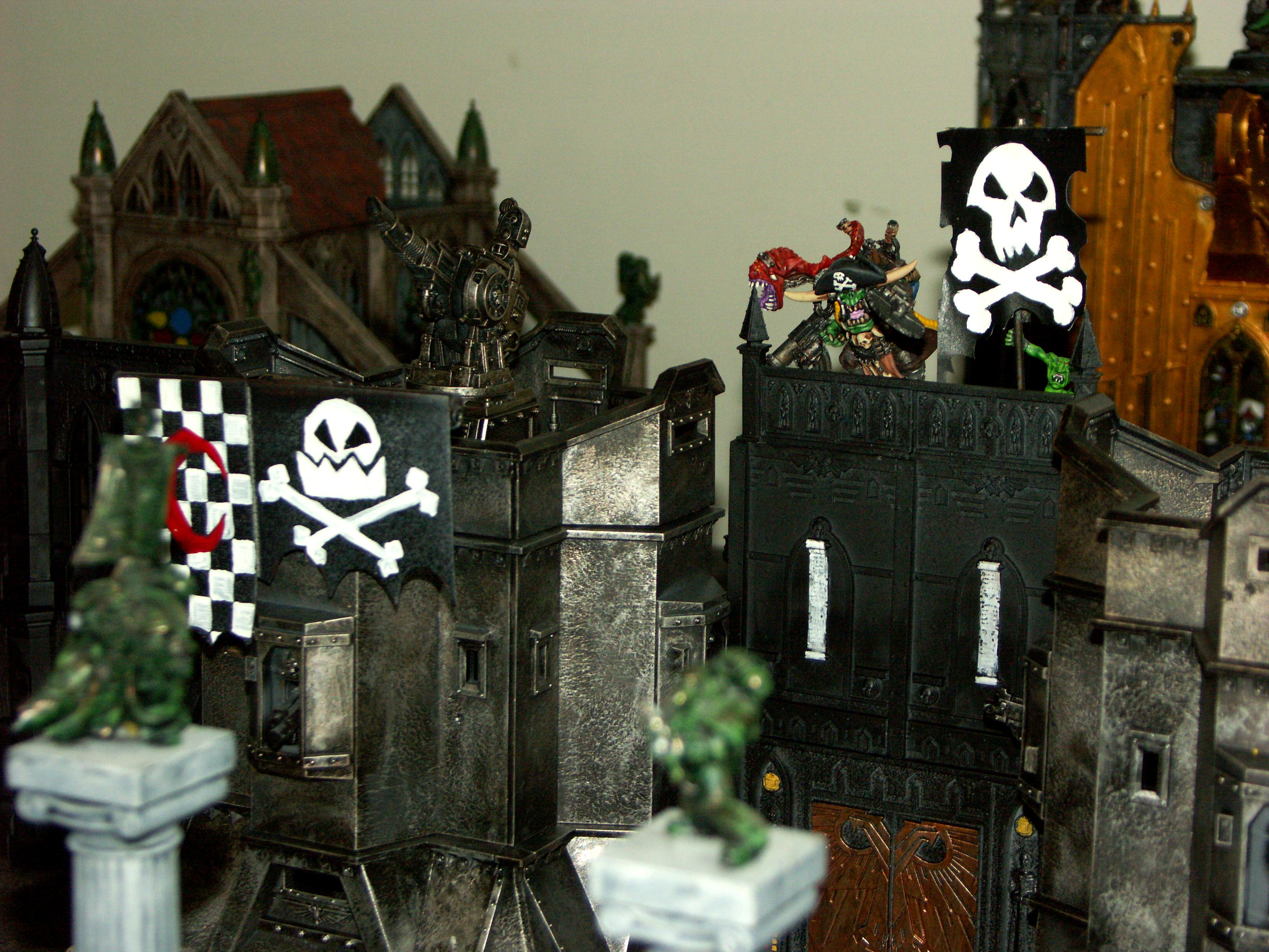 Battle, Battle Report, Campaign, Chaos, Nurgle, Orks, Report, Space Marines, Templar, Terrain, Titan, Warhound