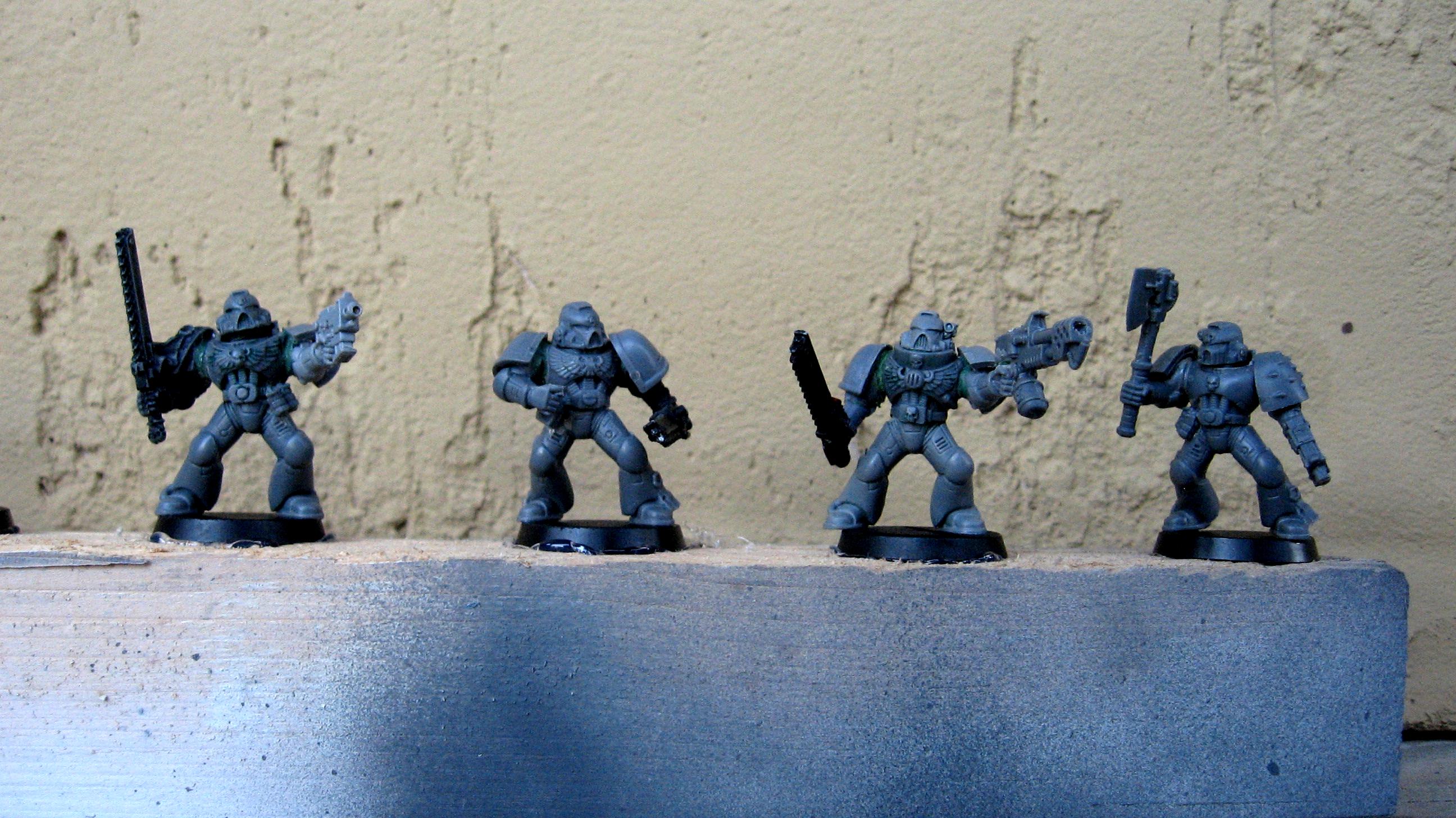 Assault, Chainsword, Kitbash, Power Armor, Space Marines, Work In Progress