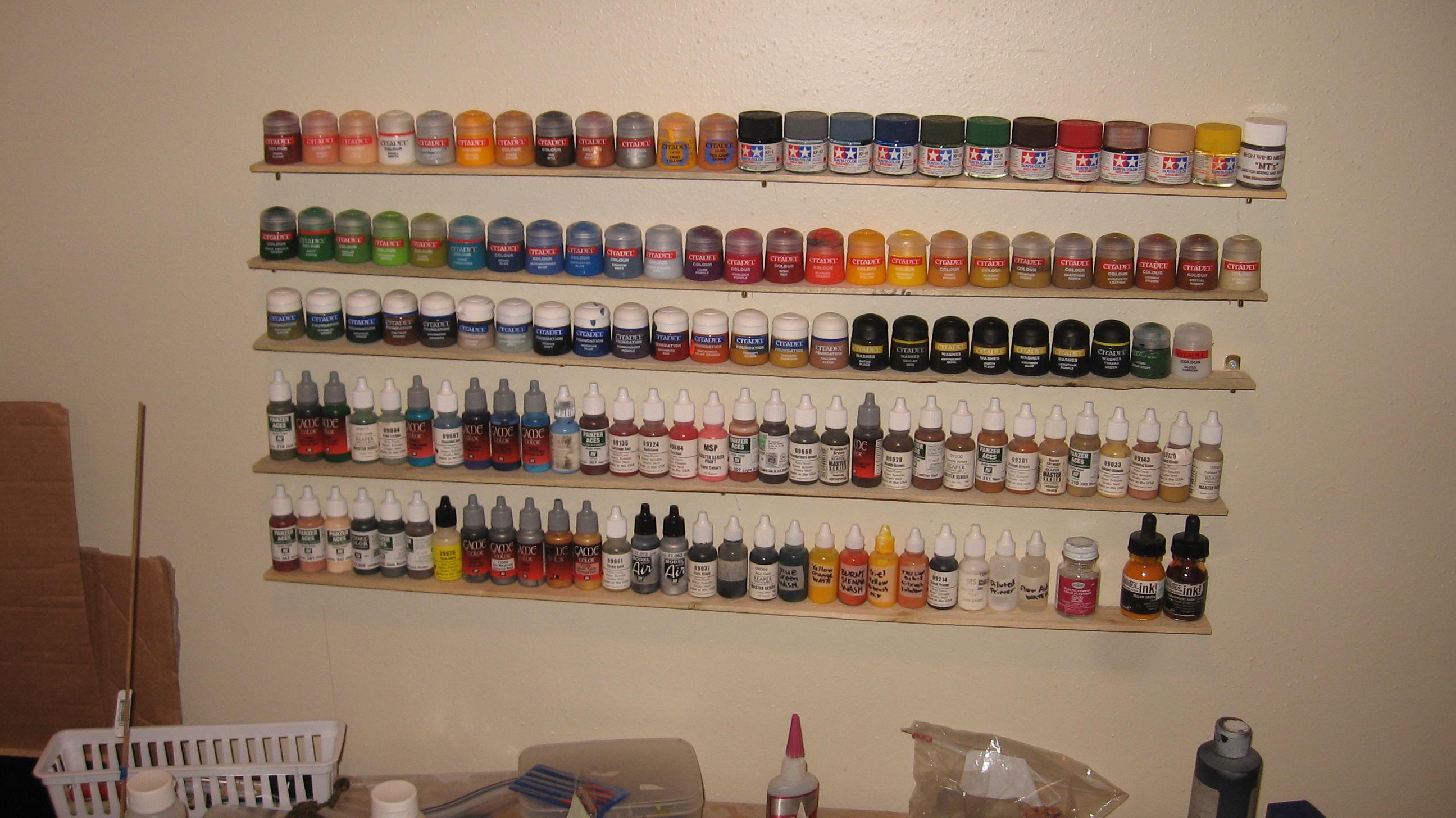 Paint Shelf