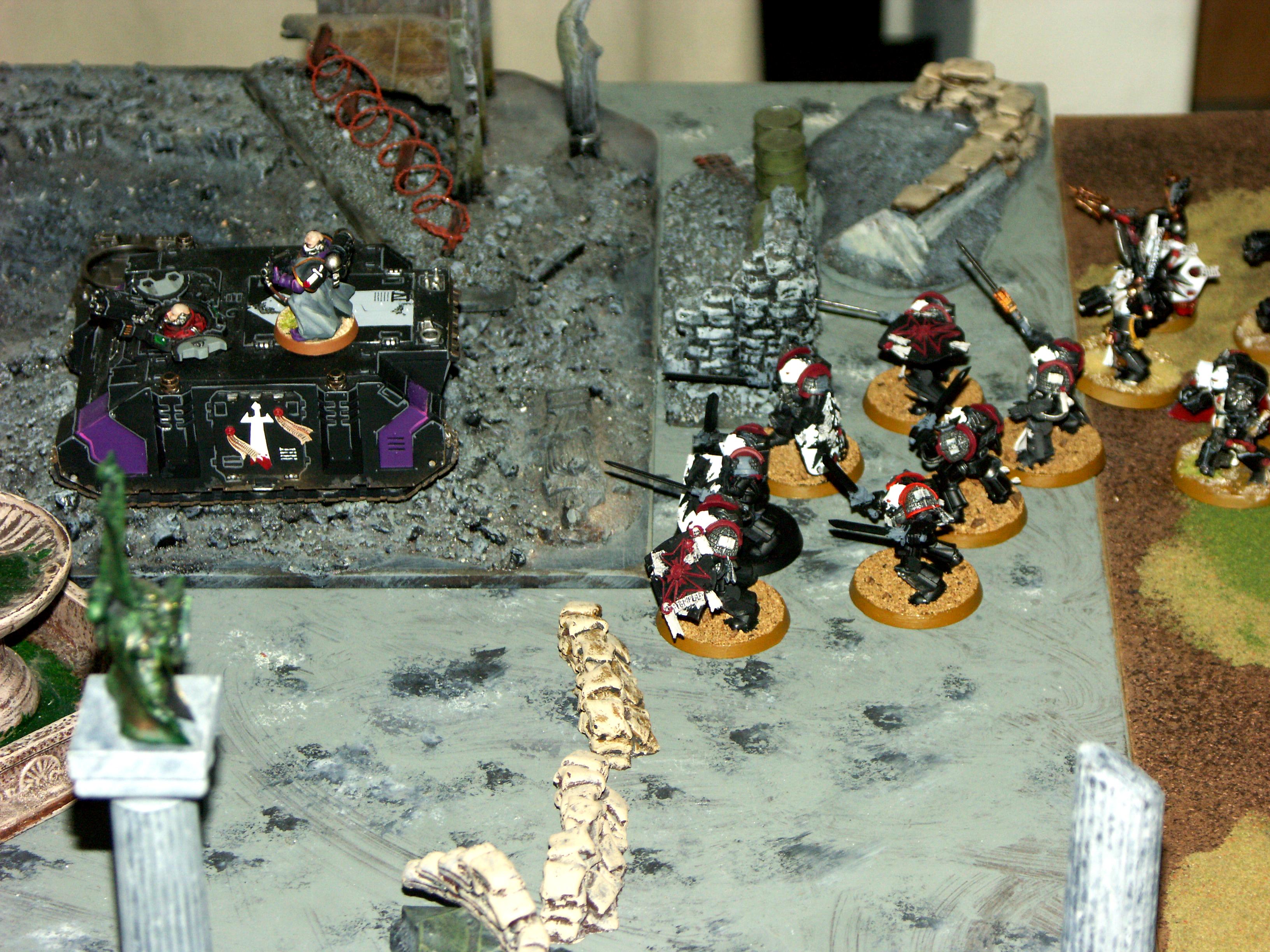 Battle, Battle Report, Campaign, Chaos, Nurgle, Orks, Report, Space Marines, Templar, Terrain, Titan, Warhound