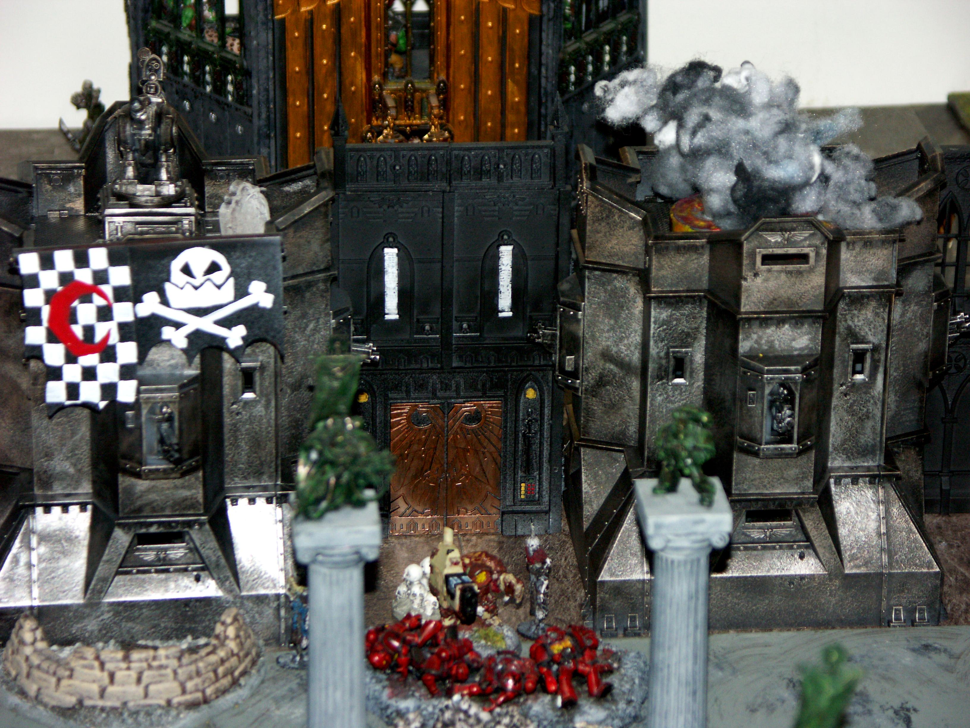 Battle, Battle Report, Campaign, Chaos, Nurgle, Orks, Report, Space Marines, Templar, Terrain, Titan, Warhound
