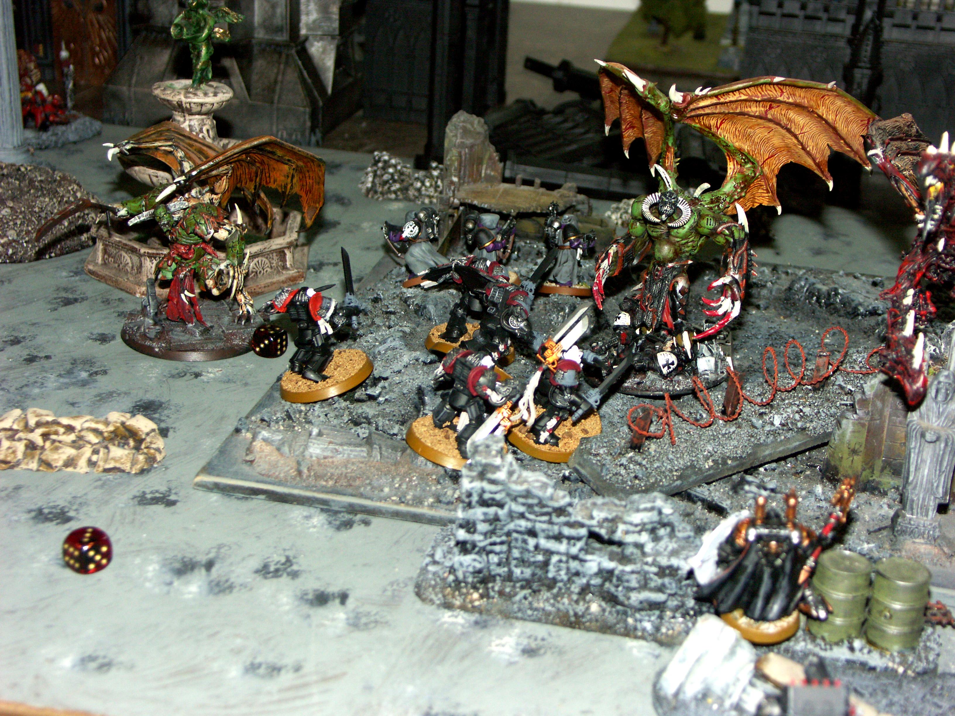 Battle, Battle Report, Campaign, Chaos, Nurgle, Orks, Report, Space Marines, Templar, Terrain, Titan, Warhound