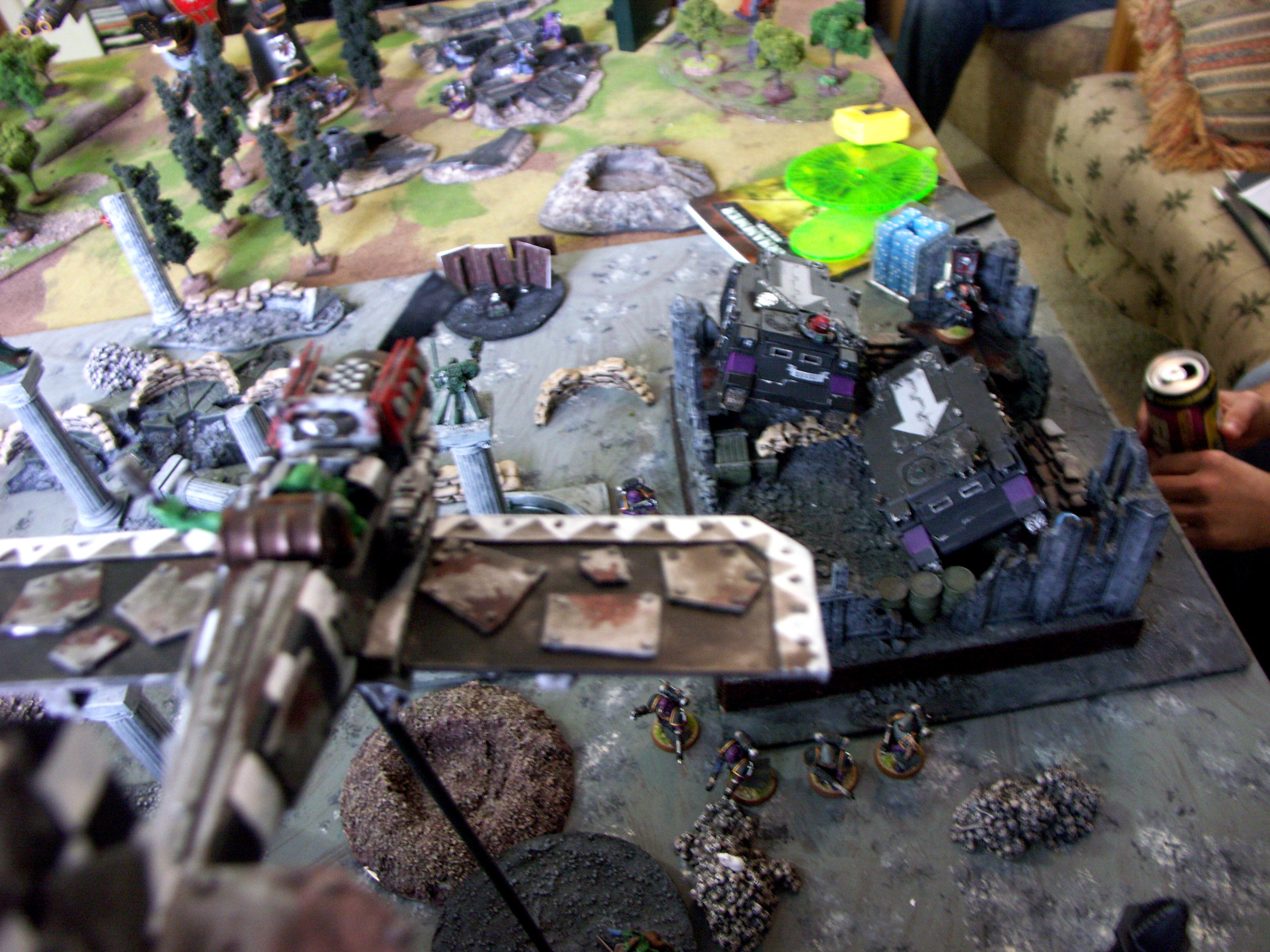 Battle, Battle Report, Campaign, Chaos, Nurgle, Orks, Report, Space Marines, Templar, Terrain, Titan, Warhound