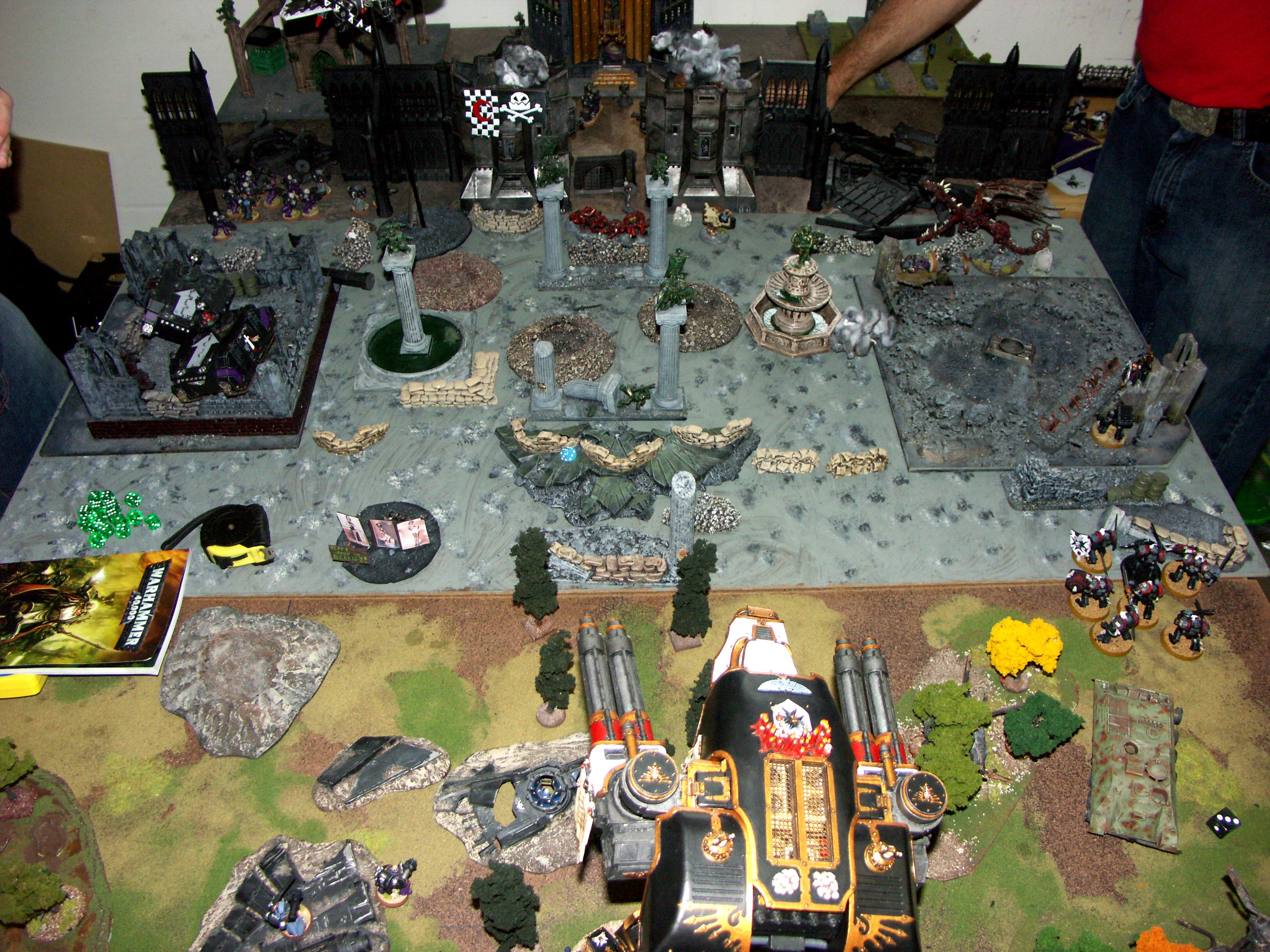 Battle, Battle Report, Campaign, Chaos, Nurgle, Orks, Report, Space Marines, Templar, Terrain, Titan, Warhound