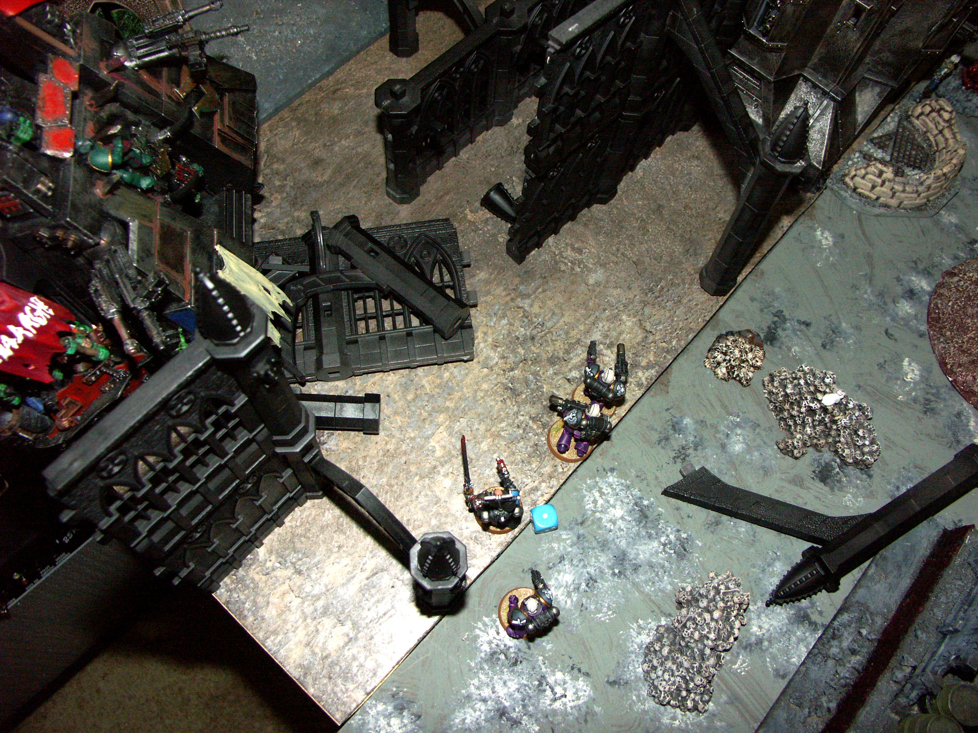 Battle, Battle Report, Campaign, Chaos, Nurgle, Orks, Report, Space Marines, Templar, Terrain, Titan, Warhound