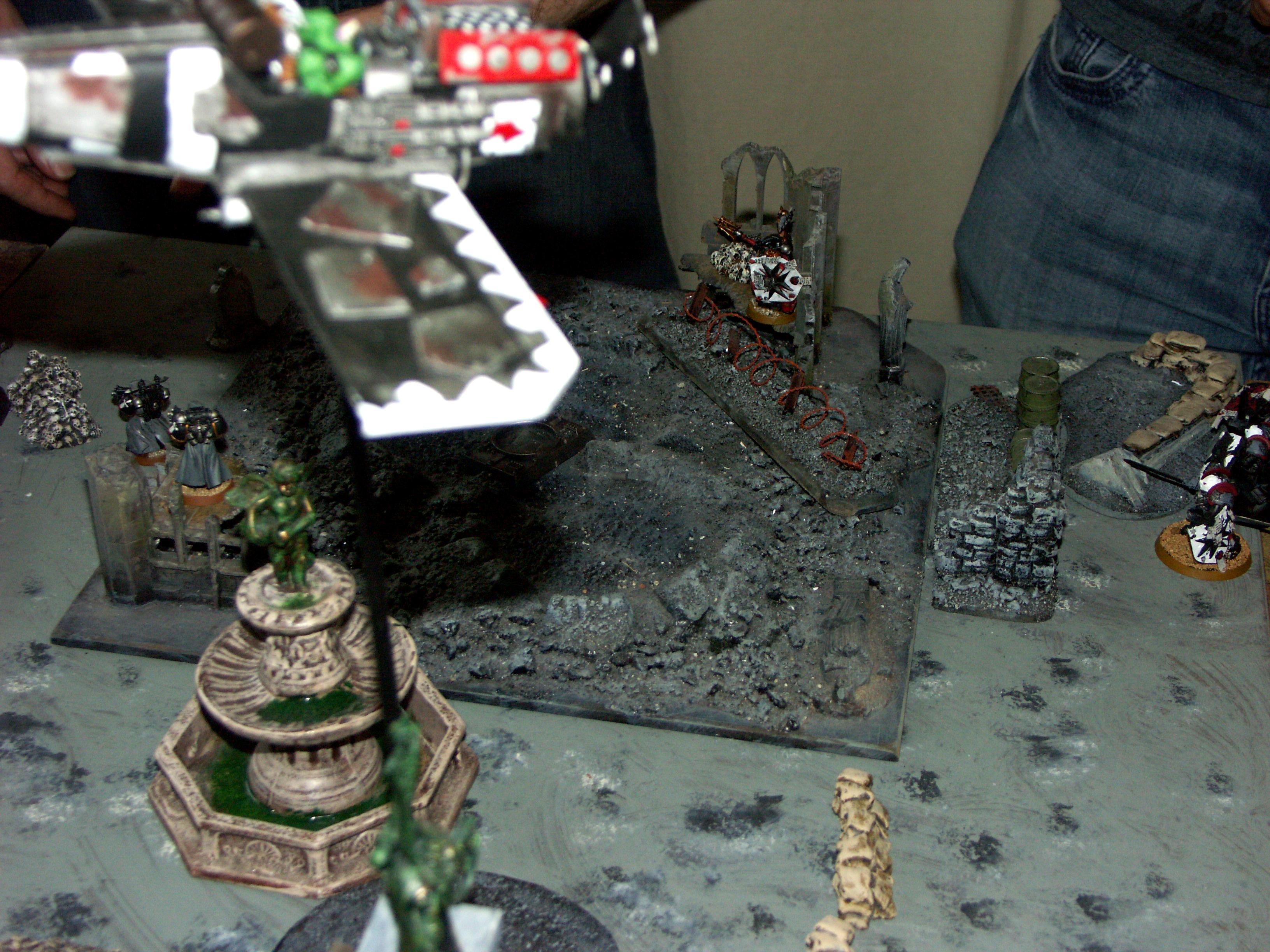 Battle, Battle Report, Campaign, Chaos, Nurgle, Orks, Report, Space Marines, Templar, Terrain, Titan, Warhound