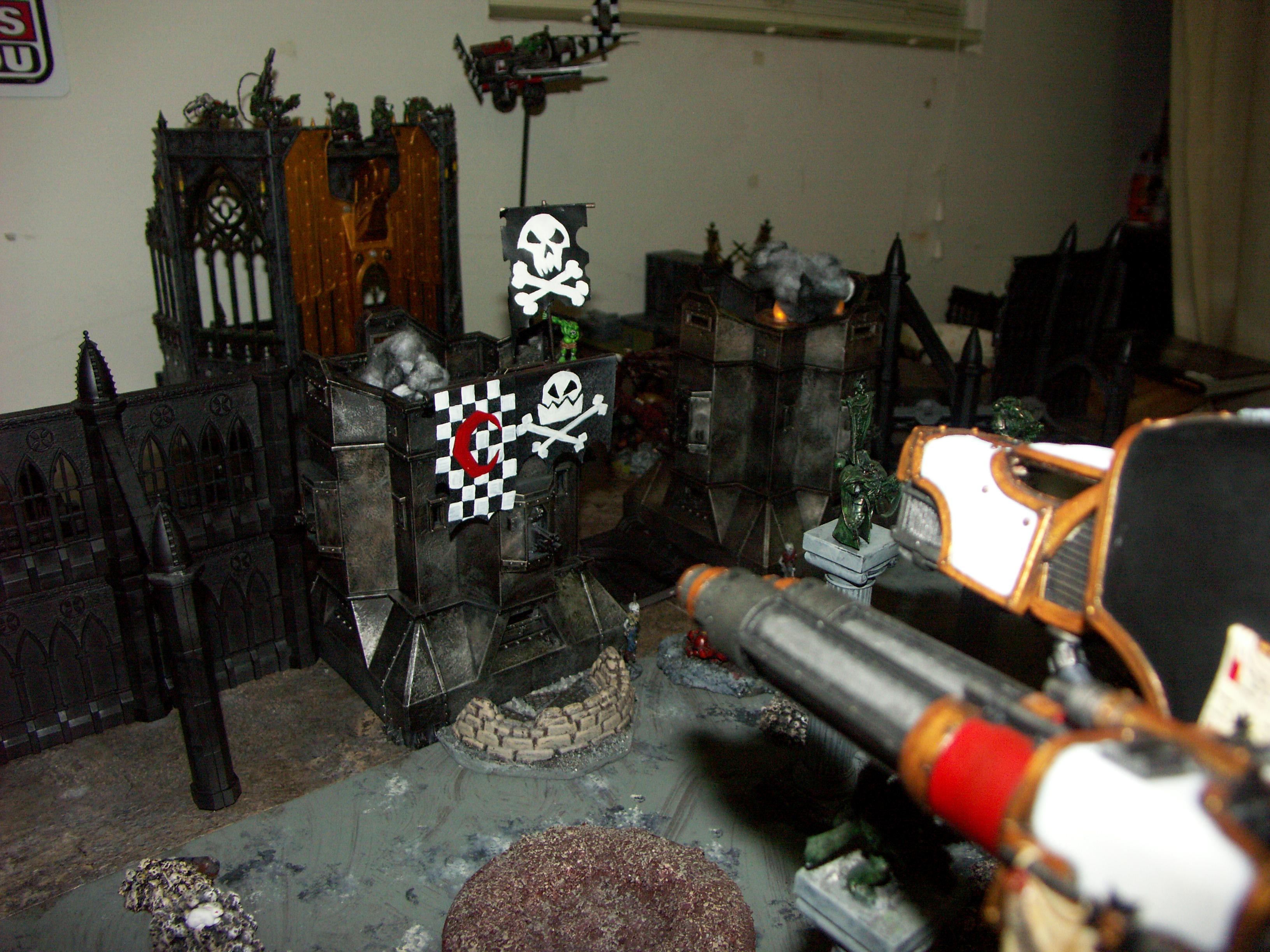 Battle, Battle Report, Campaign, Chaos, Nurgle, Orks, Report, Space Marines, Templar, Terrain, Titan, Warhound