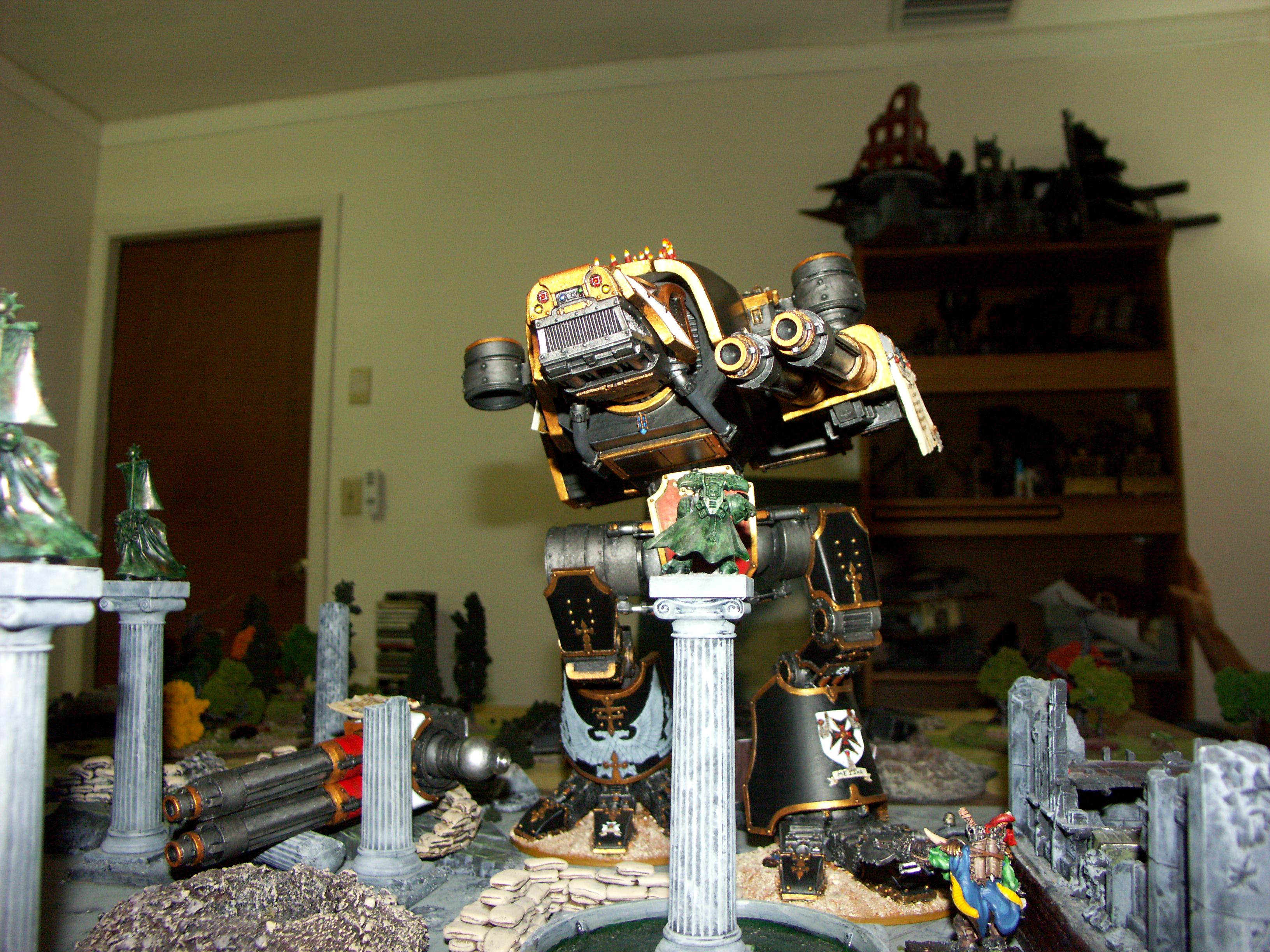 Battle, Battle Report, Campaign, Chaos, Nurgle, Orks, Report, Space Marines, Templar, Terrain, Titan, Warhound