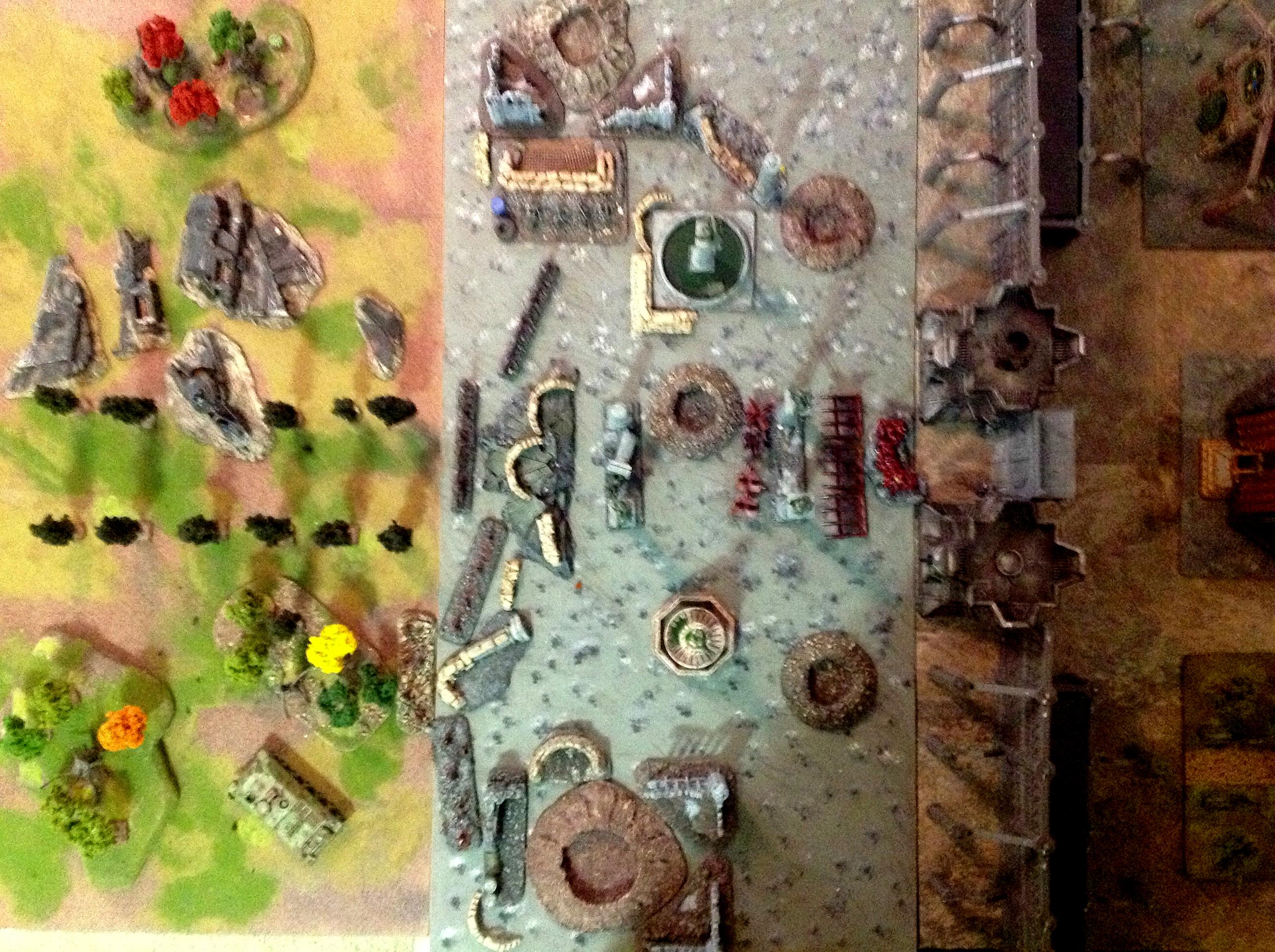 Battle, Battle Report, Campaign, Chaos, Nurgle, Orks, Report, Space Marines, Templar, Terrain, Titan, Warhound