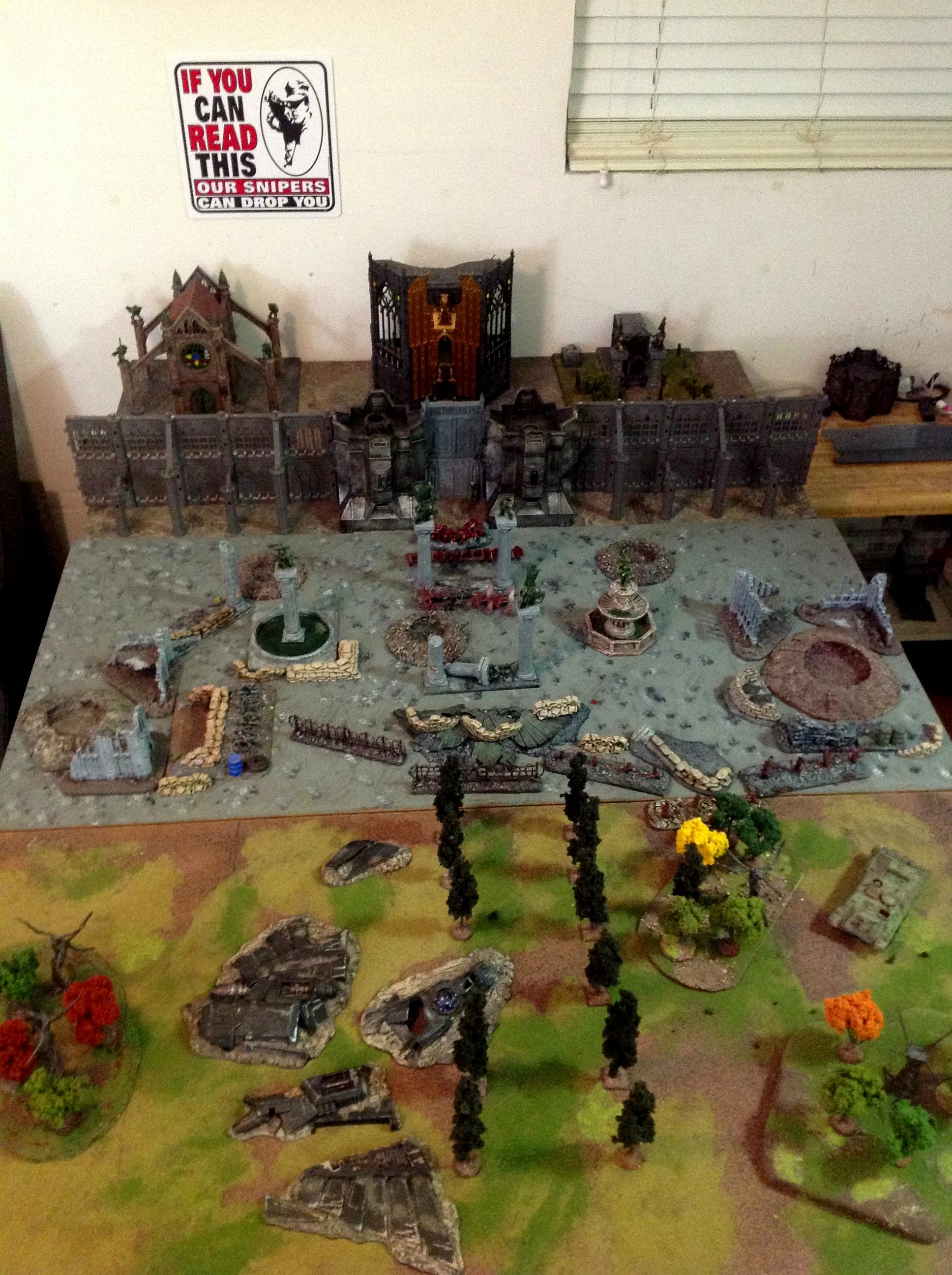Battle, Battle Report, Campaign, Chaos, Nurgle, Orks, Report, Space Marines, Templar, Terrain, Titan, Warhound