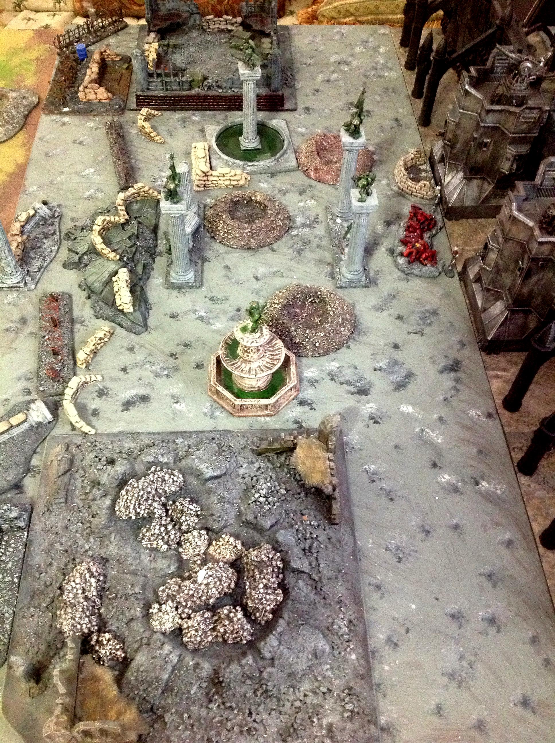Battle, Battle Report, Campaign, Chaos, Nurgle, Orks, Report, Space Marines, Templar, Terrain, Titan, Warhound