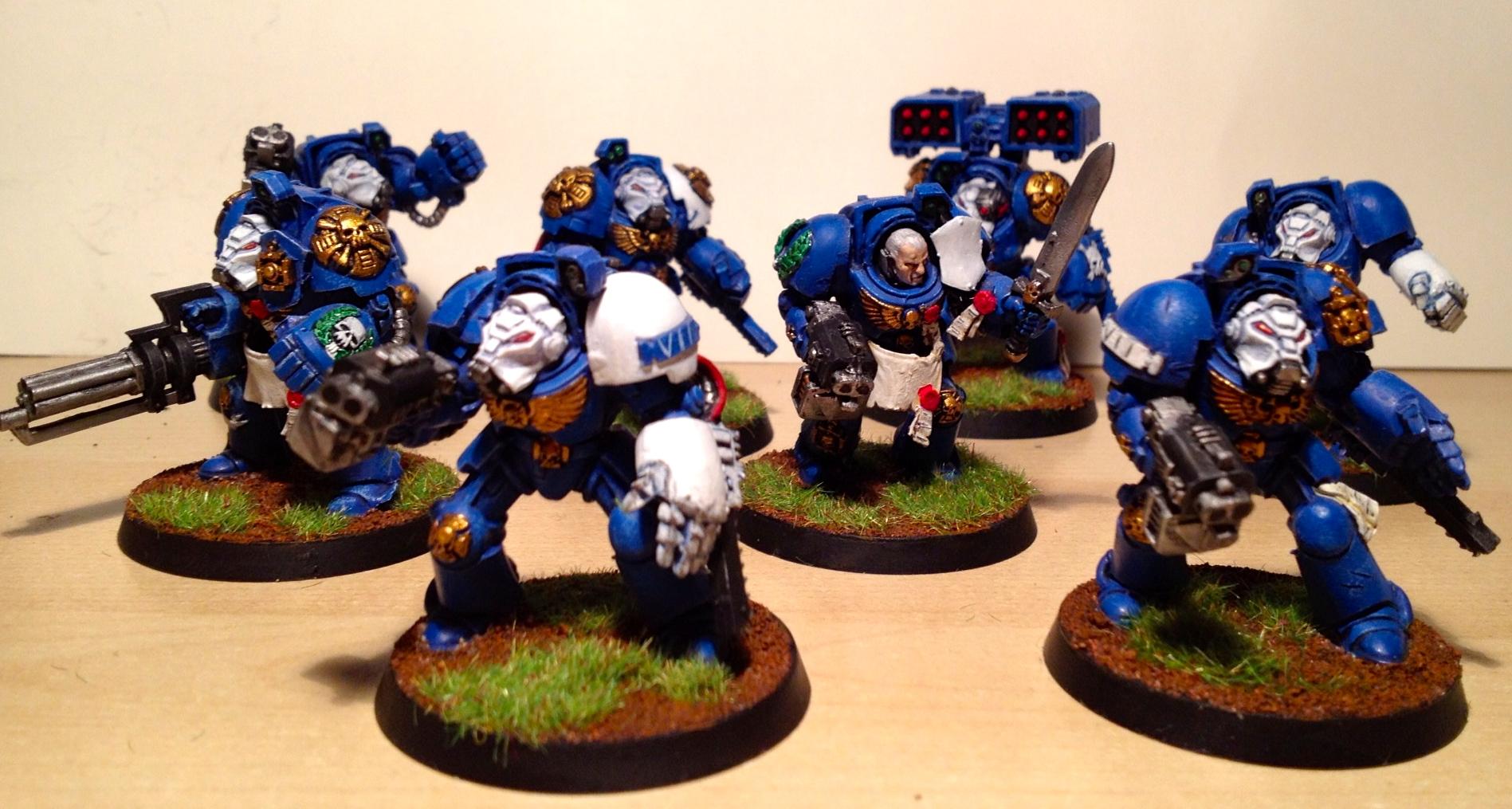 Assault Cannon, Chainfist, Cycolen Missile Launcher, Power Fist, Terminator Armor, Ultramarines