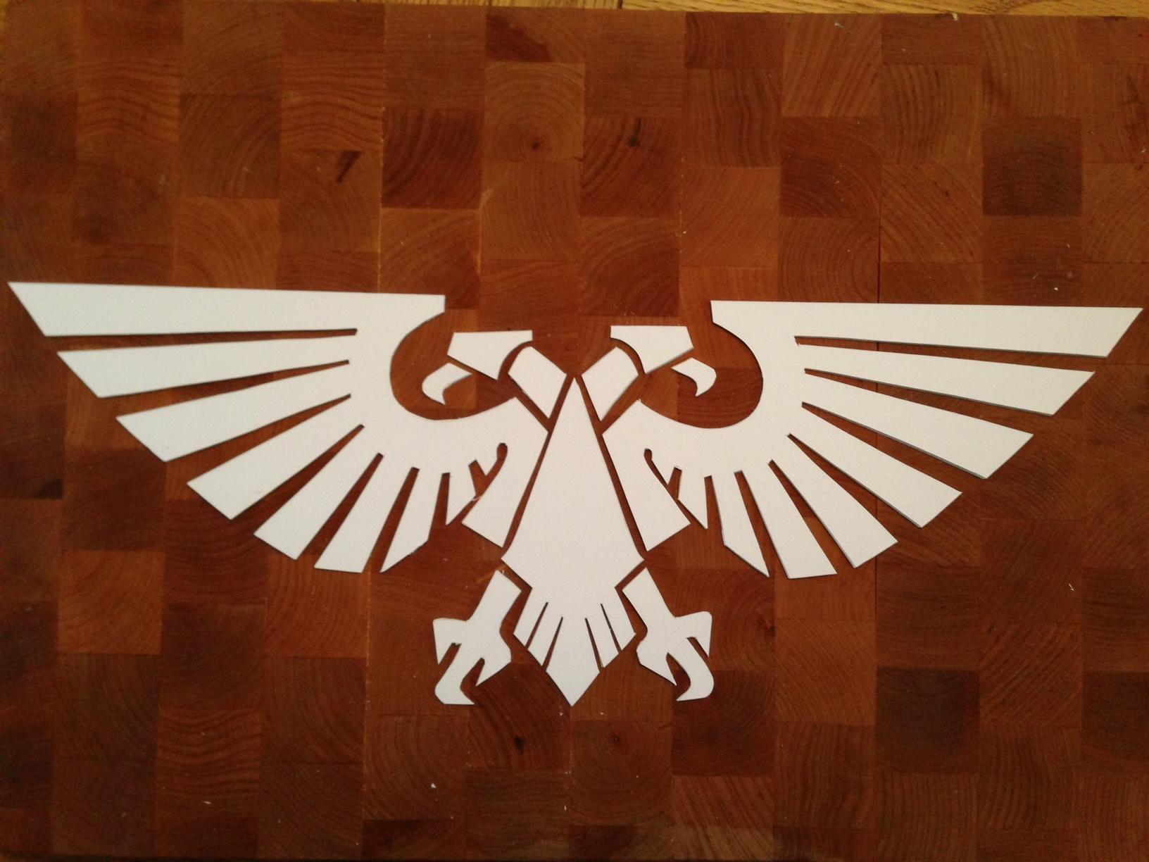 mounting board was used to make the insignia