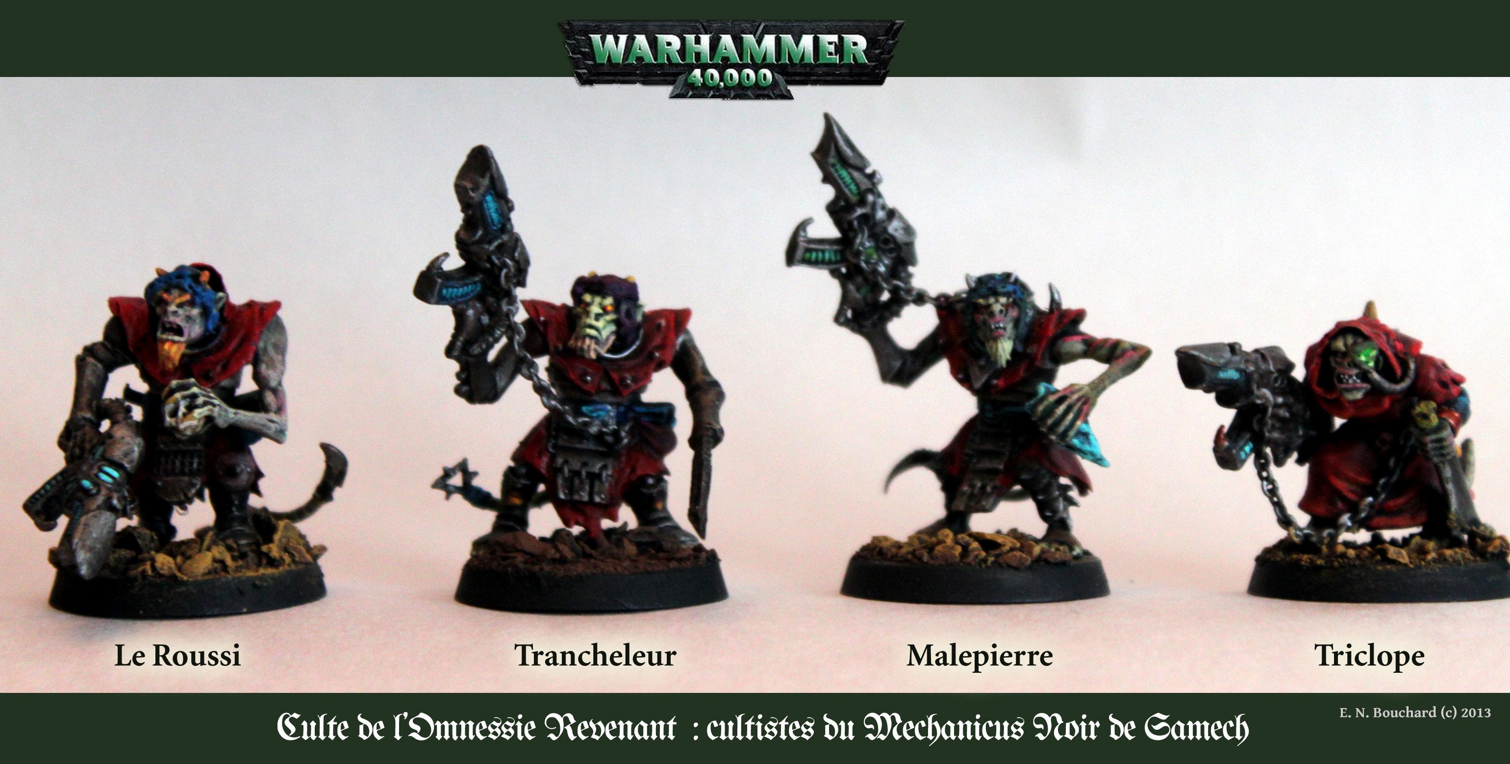 Chaos Space Marines, Conversion, Cult Of The Emperor Revenant, Cultists, Dark Mechanicus, Death Guard, Dusk Raiders, Fantasy Flight Games, Imperial Guard, Nurgle, Renegades, Rogue