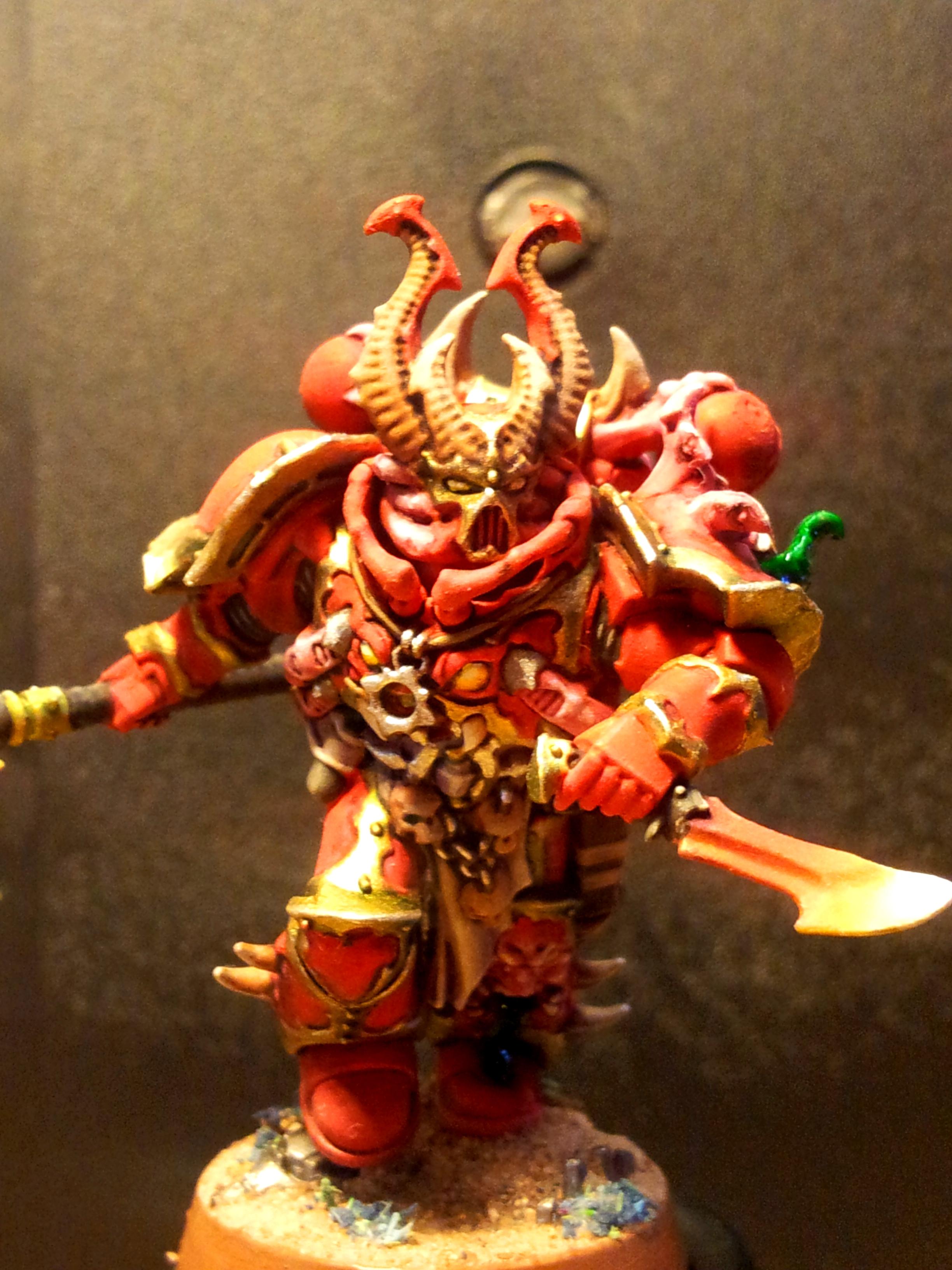 Aspiring Champion, Beserker, Khorne, Red Marine
