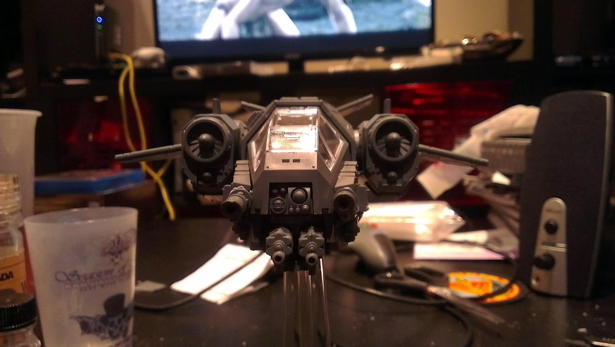 ditched the missiles in the nose and went for the targeter, 