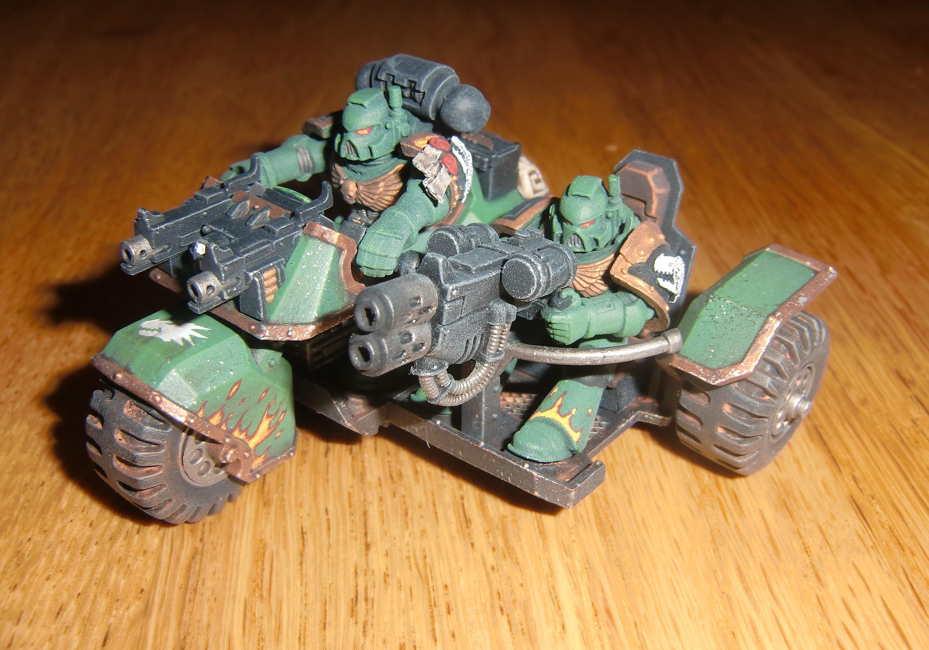 Bike, Flames, Forge World, Salamander, Space Marines