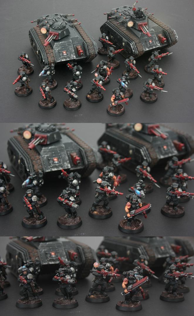 Black, Deathwatch, Imperial Guard, Kill Team