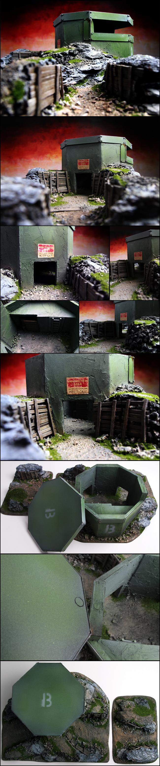 Bunker, Scratch Build, Terrain