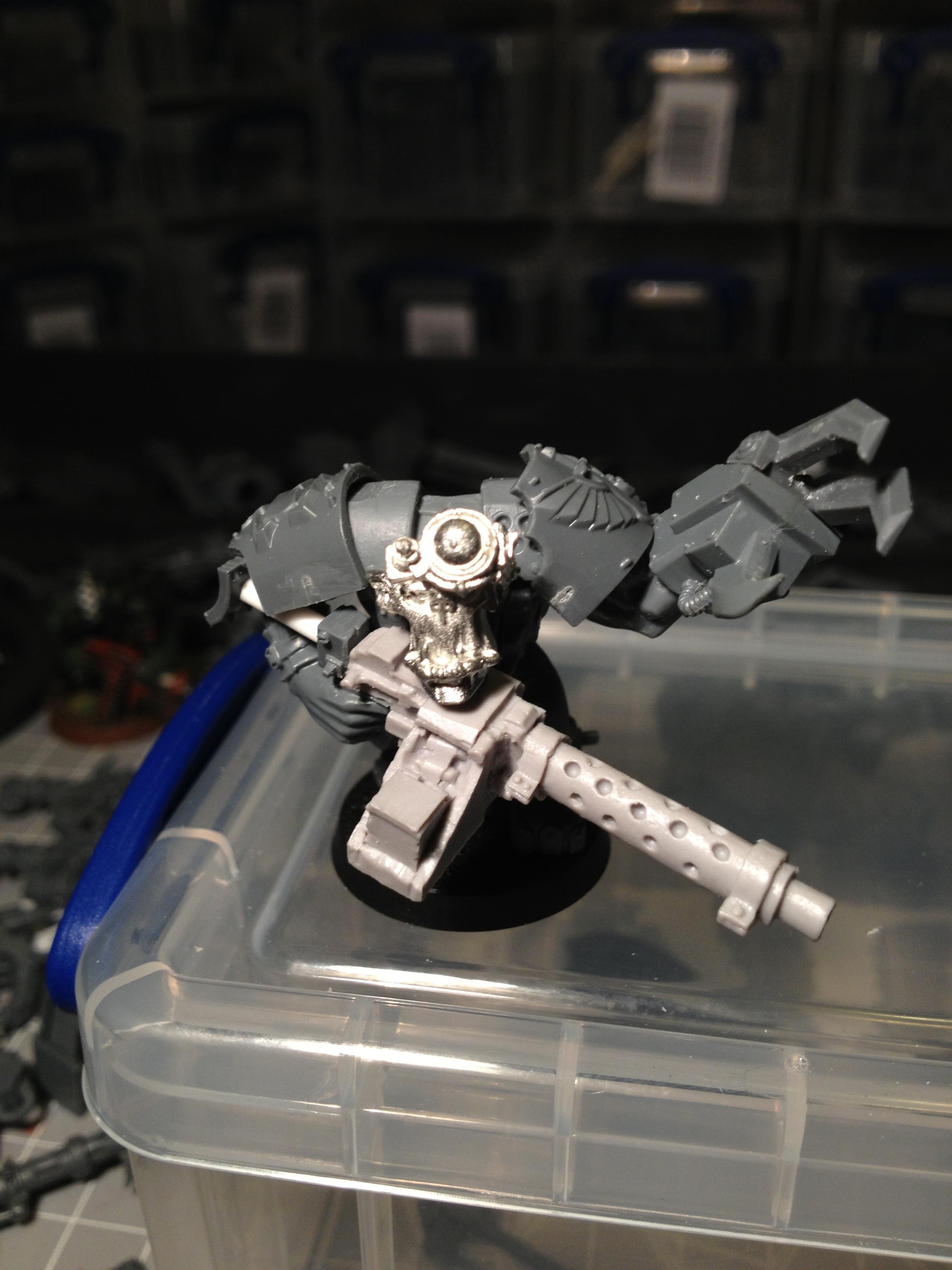 Da Dark Angelz, Nob, Orks, Warhammer 40,000, Work In Progress