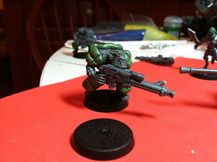 Dakka Boy with Bang gun and git marka