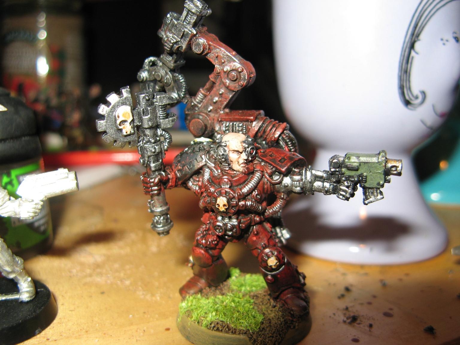 Brother Mario454 Tech Adept, fixes tanks on a 4+ and commands servitors in =][=nquisimunda