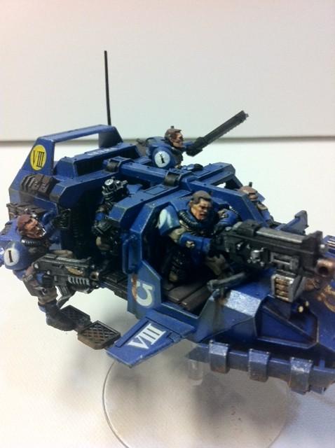 Land Speeder, Space Marines, Ultramarines, Warhammer 40,000