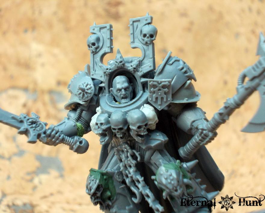 Axe, Chaos, Chaos Lord, Chaos Space Marines, Huntmaster, Khorne, Khorne's Eternal Hunt, Lord Captain Lorimar, Terminator Armor, Warhammer 40,000, World Eaters