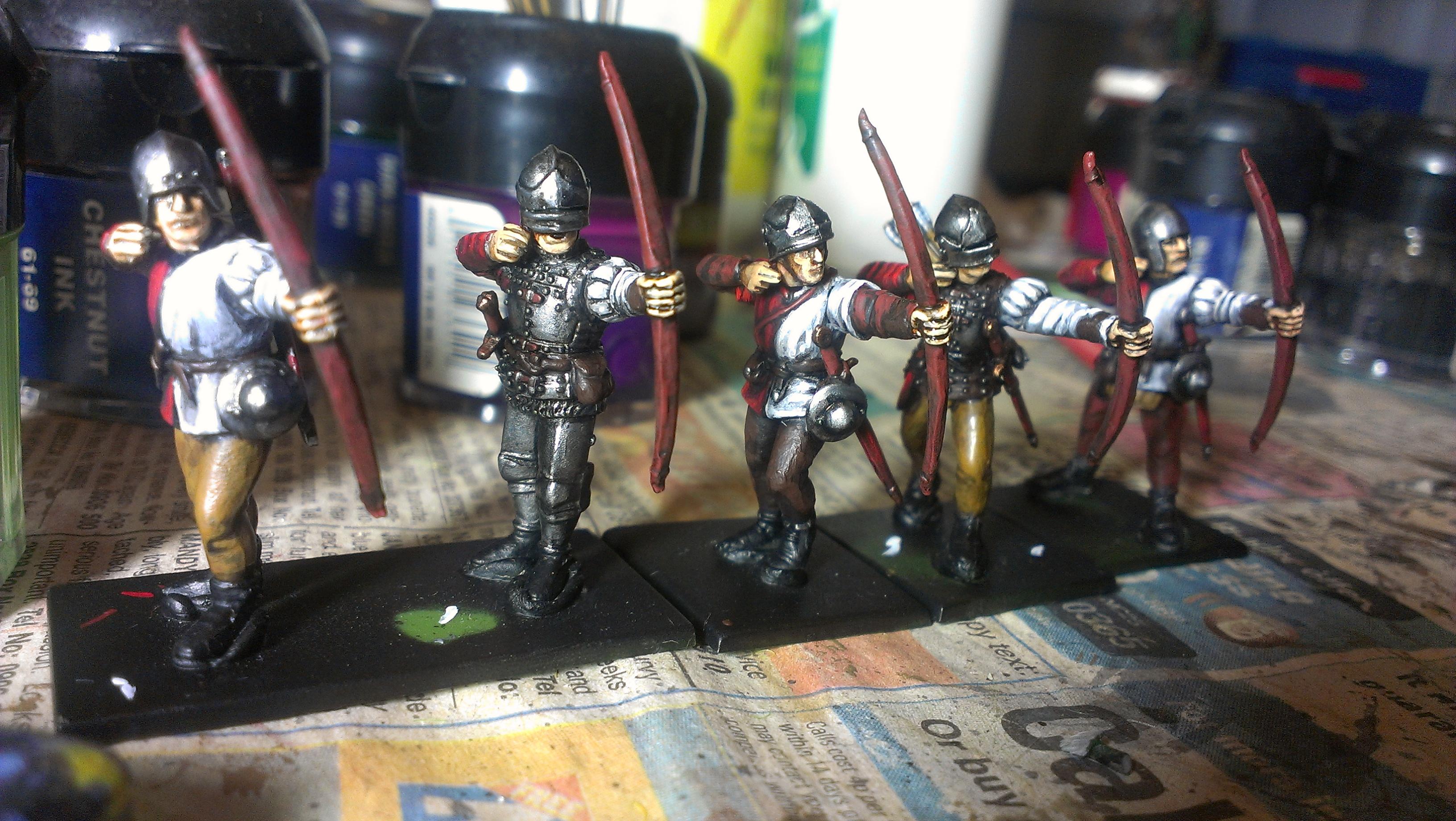 100 Years War, Bowmen, English, Historical