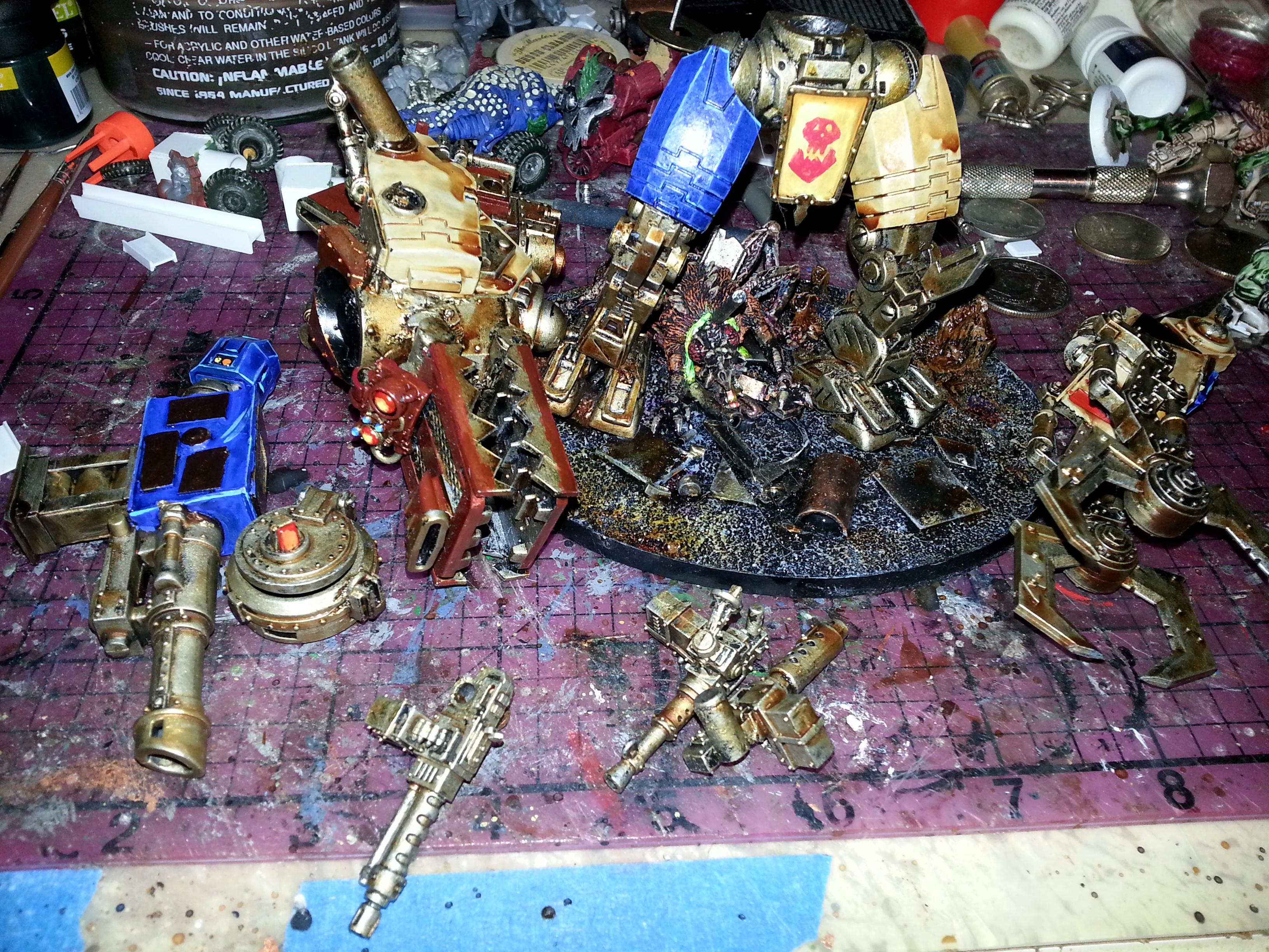 Mega Dreads, parts