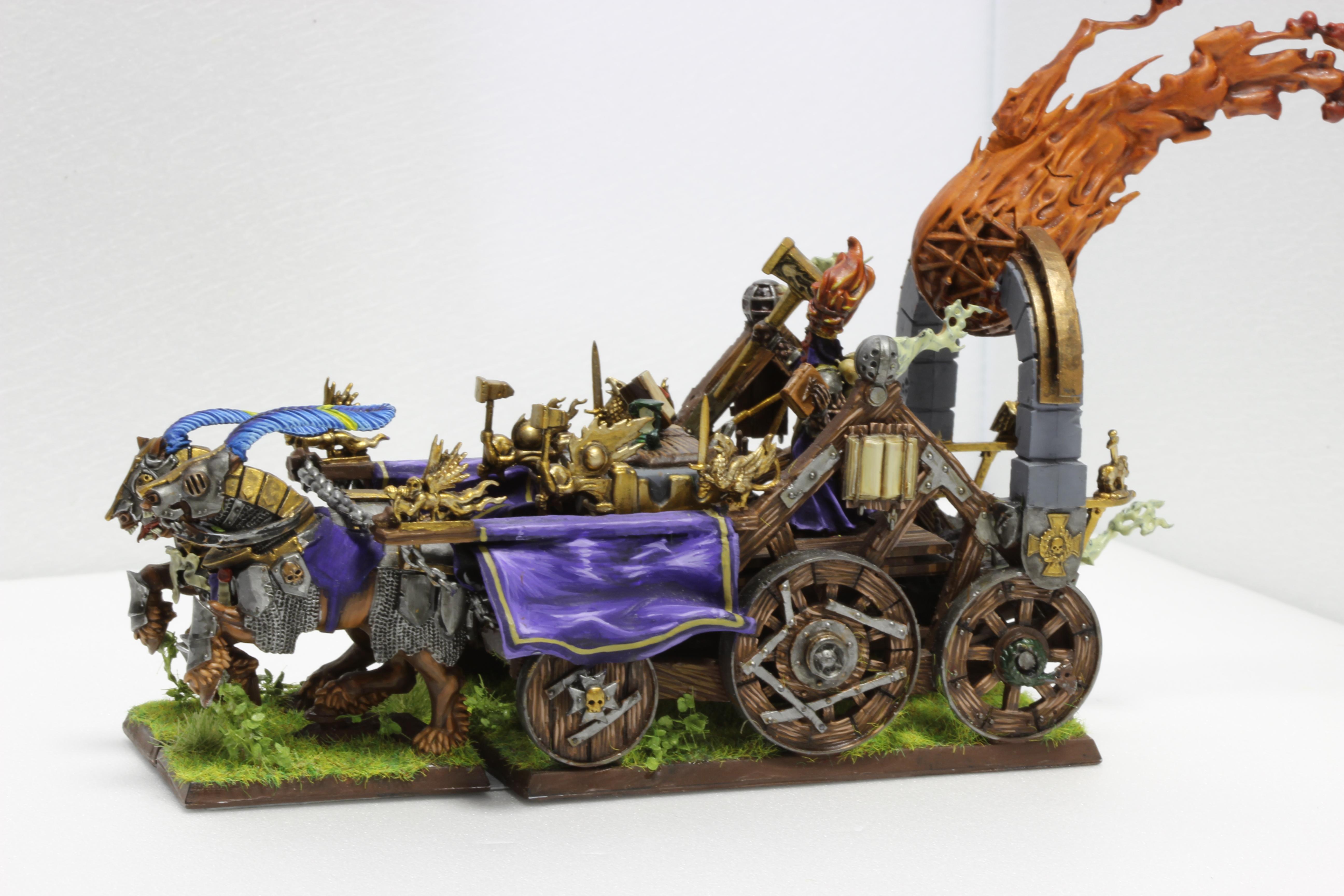 Altar, Conversion, Empire, Priest, Sigmar, The Old War, Wagon, War Altar, Warhammer Fantasy