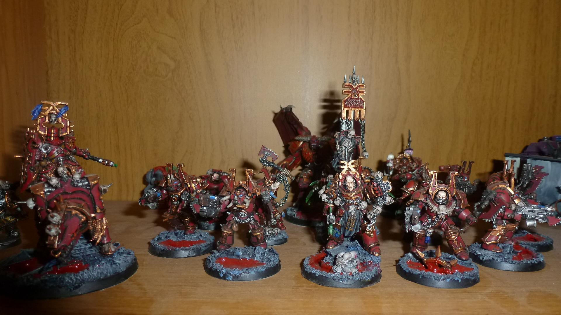 Some World Eaters i work on when i get sick of painting purple lol. 