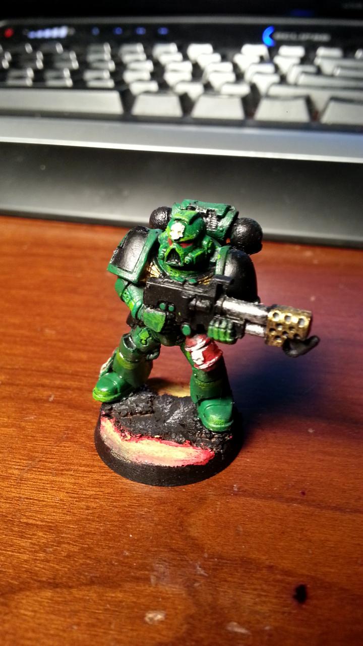 A Base, Salamander, Spase Marine, Warhammer 40,000