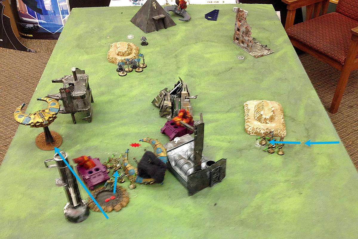 Battle Report, Necrons, Space Marines, Warhammer 40,000