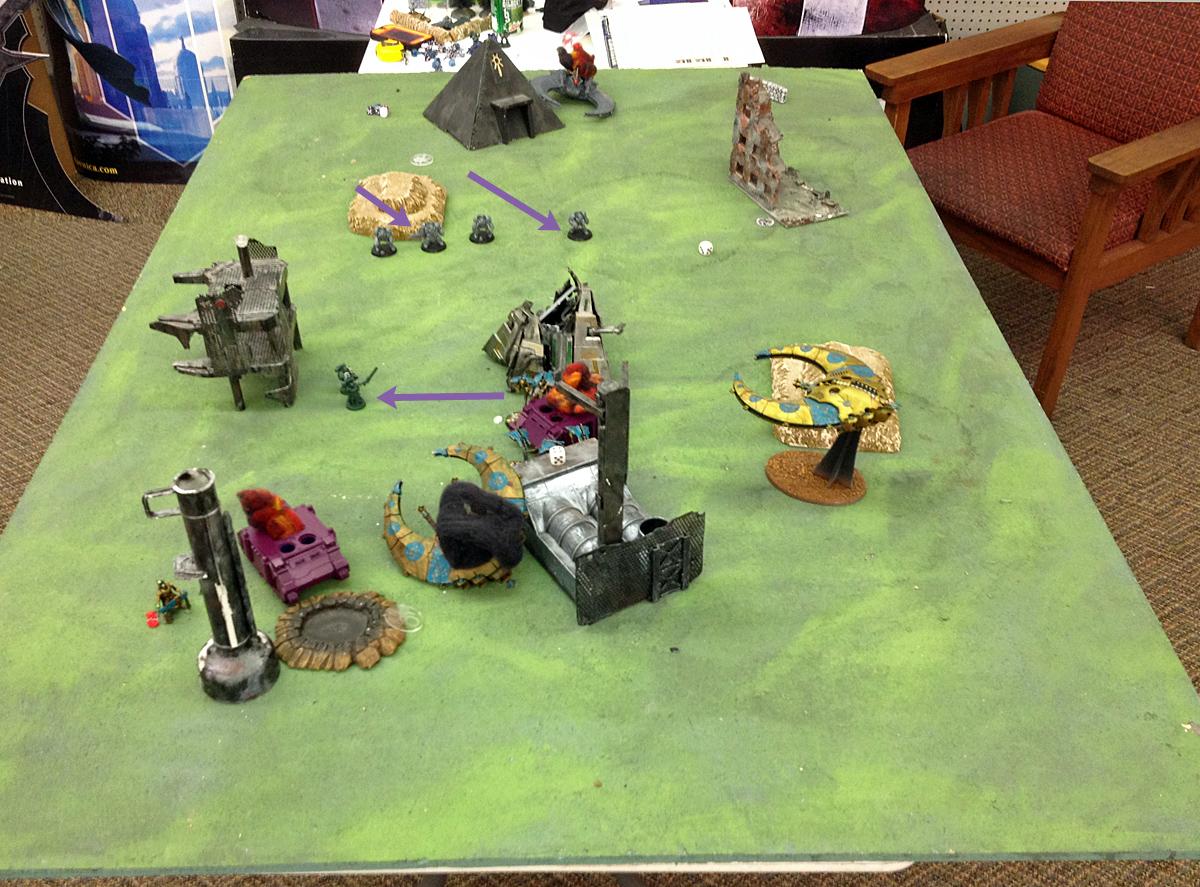 Battle Report, Necrons, Space Marines, Warhammer 40,000